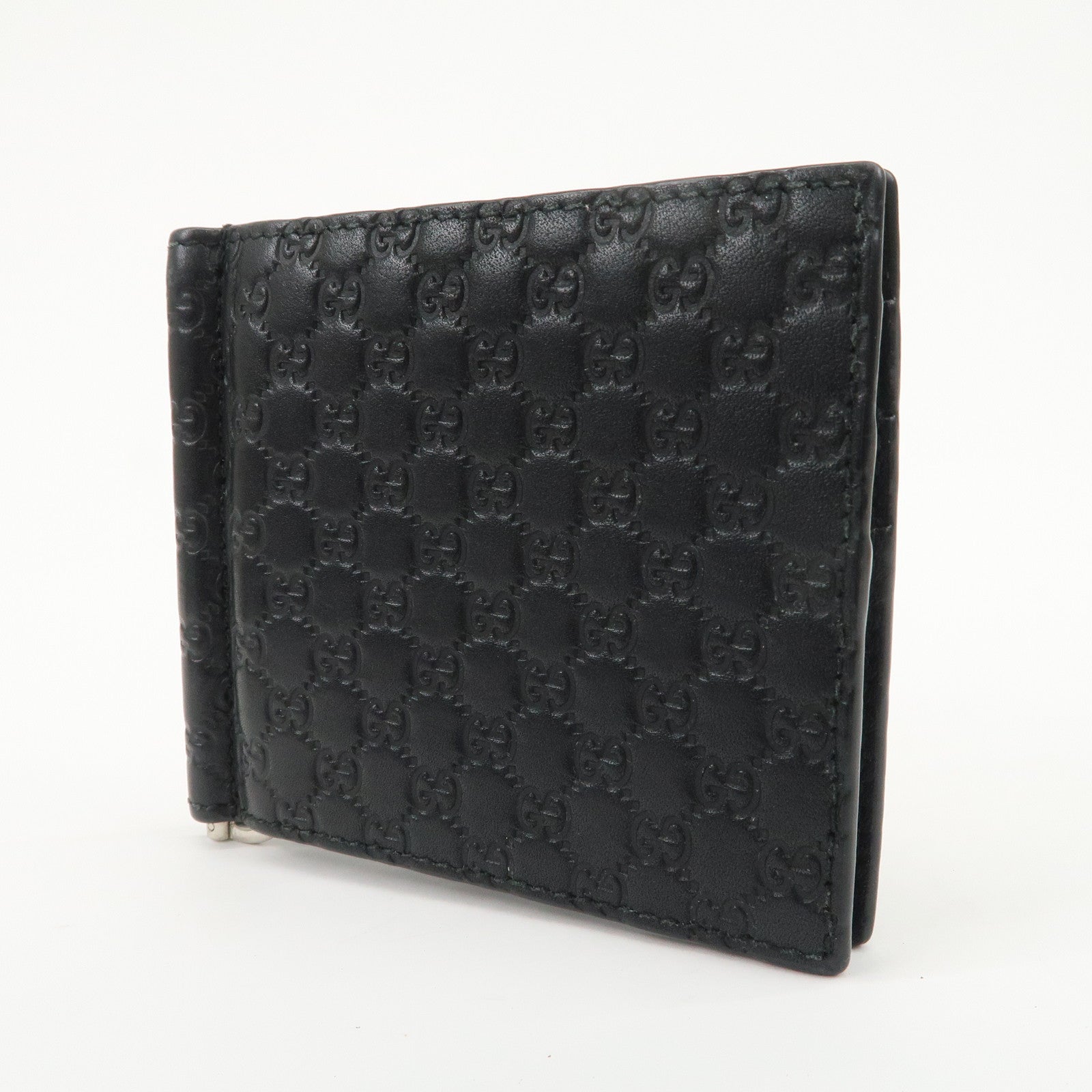GUCCI Micro Guccissima Leather Bi-fold Wallet Card Case 544478