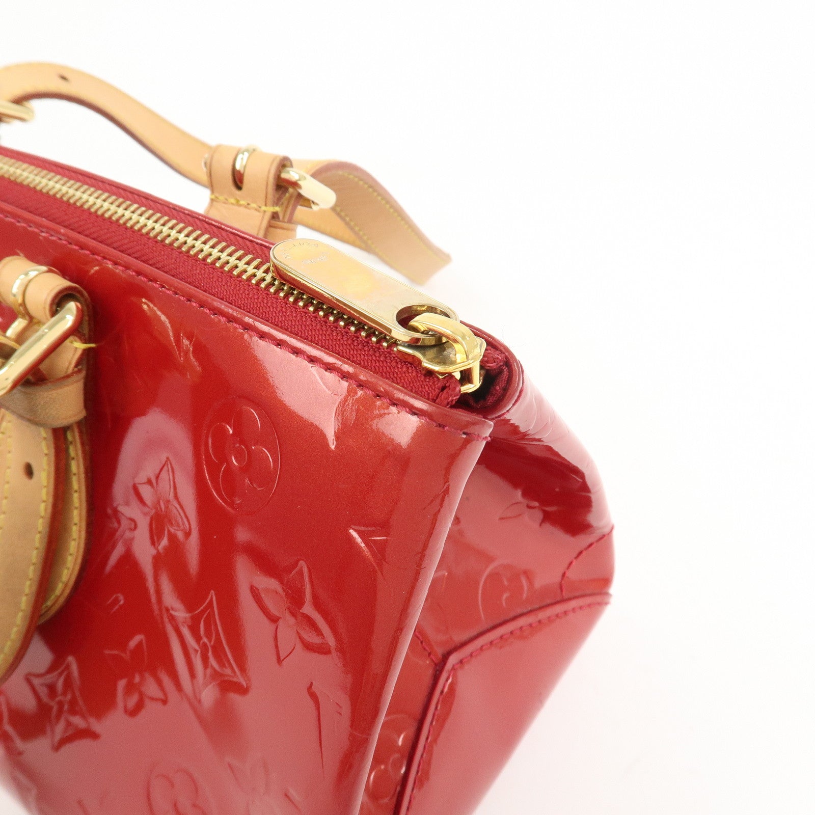 Louis Vuitton Vernis Rosewood Avenue Hand Bag Pomme DAmour M93507