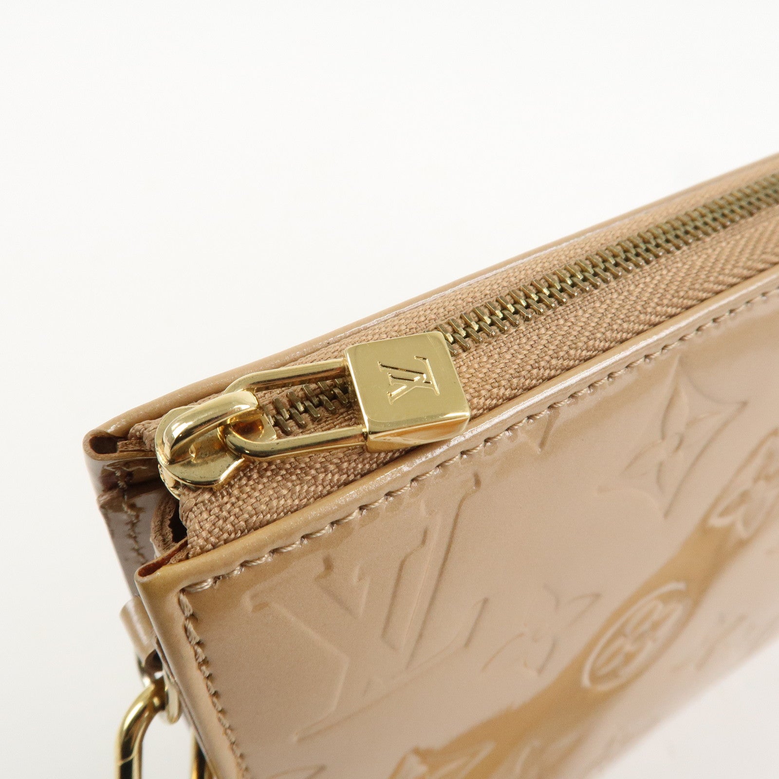 Louis Vuitton Monogram Vernis Pochette Accessoires Noisette M91343 Used