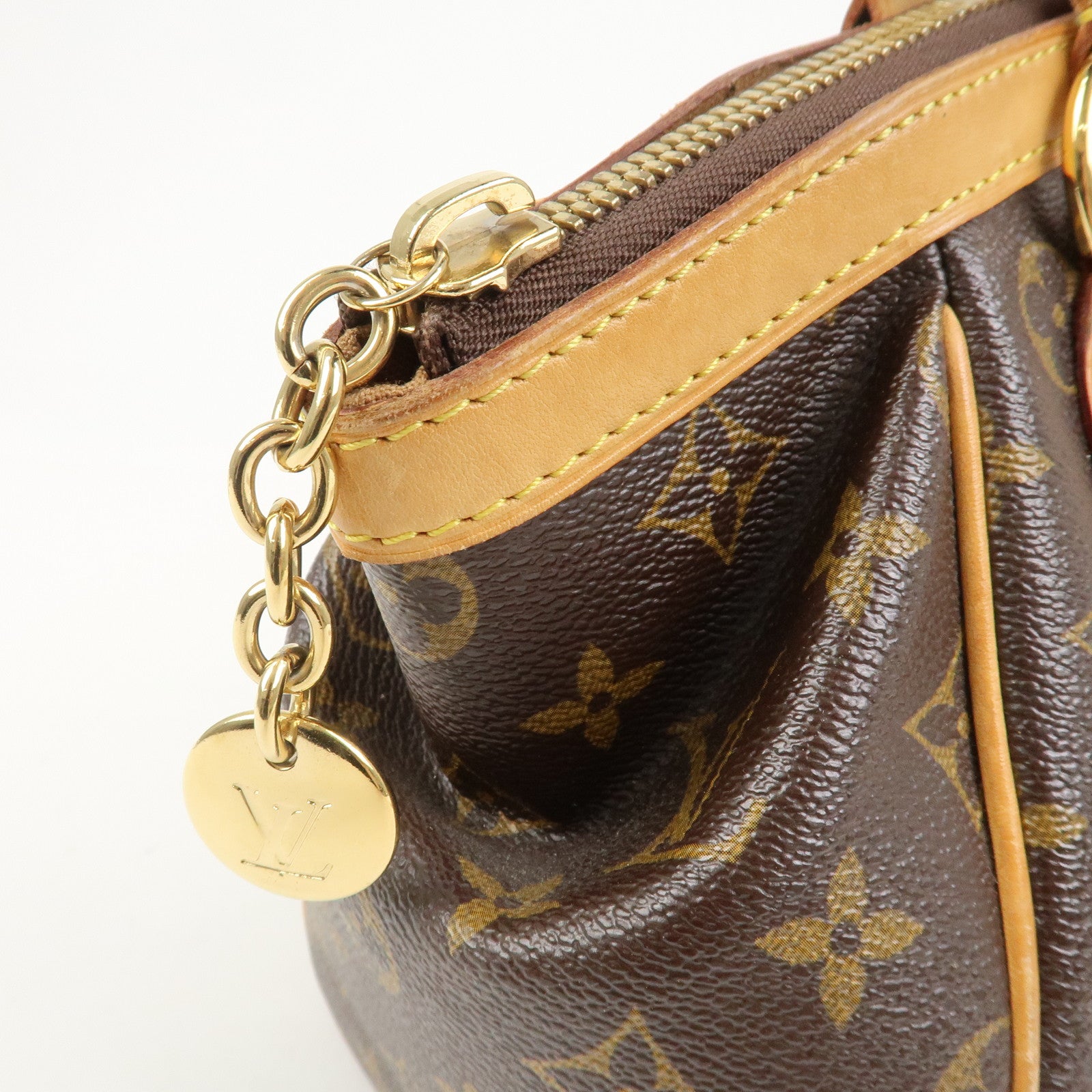 Louis Vuitton Monogram Tivoli PM Hand Bag Shoulder Bag Brown M40143