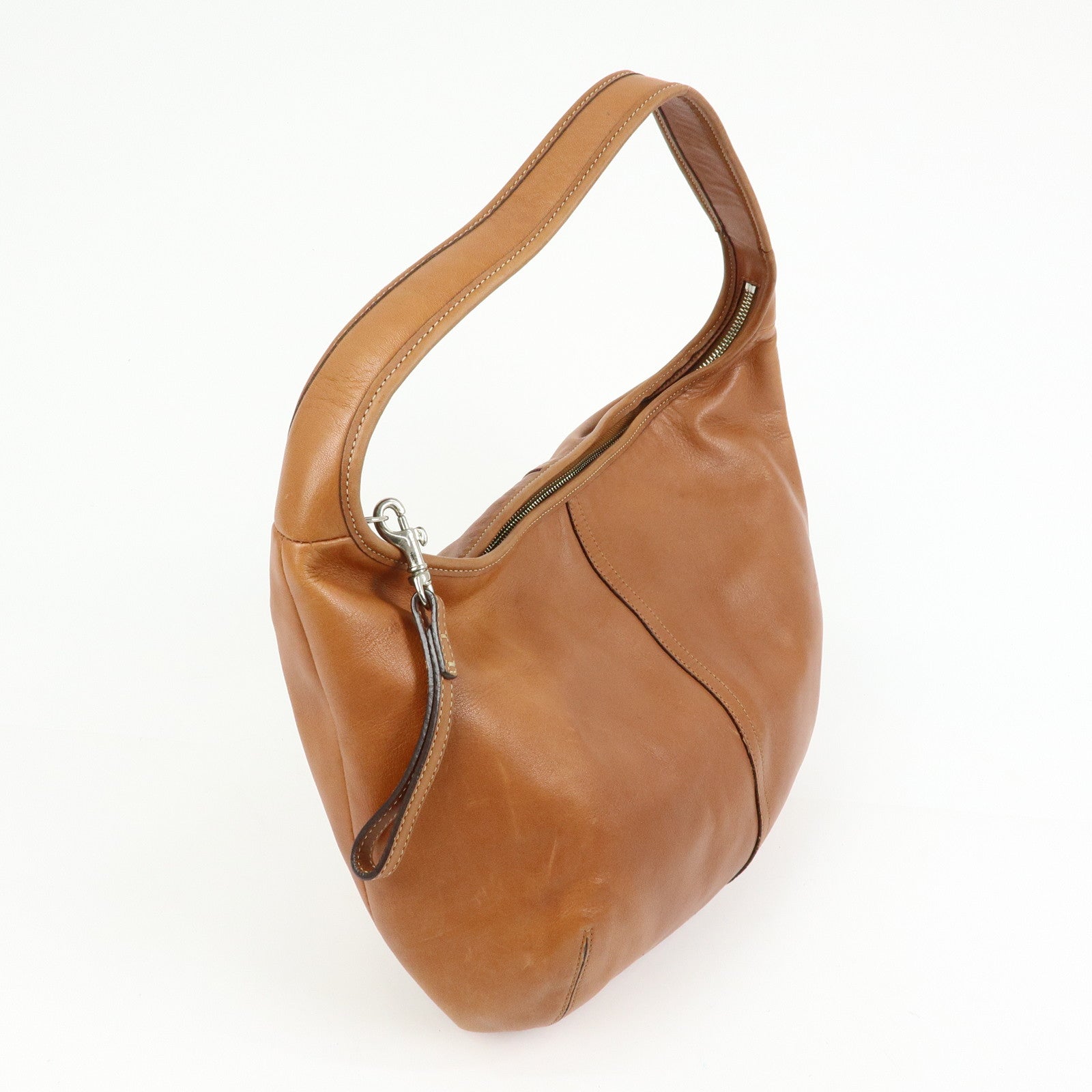 COACH Ergo Leather Shoulder Bag Hand Bag Camel