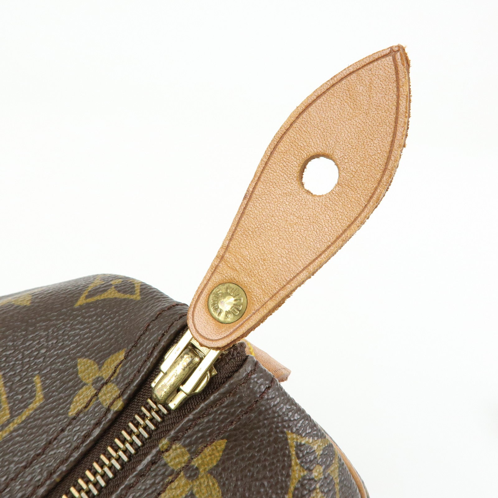 Louis Vuitton Monogram Speedy 40 Hand Bag Boston Bag Brown M41522