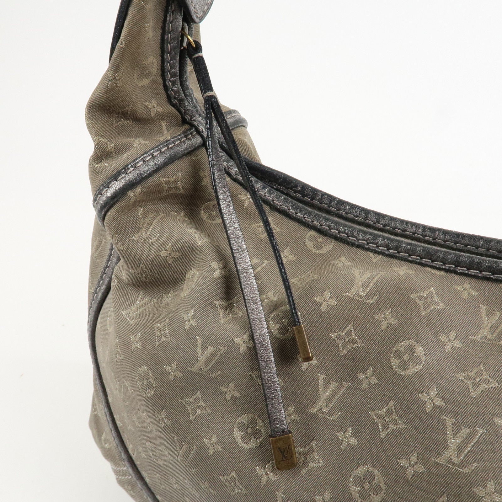 Louis Vuitton Monogram Mini Lin Manon MM ShoulderBag Platine M95618
