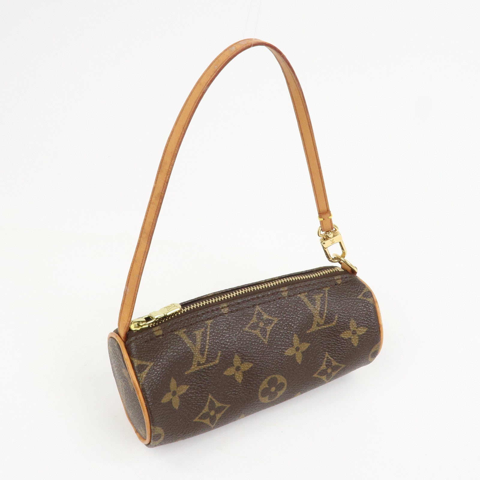 Louis Vuitton Monogram Mini Pouch for Papillon Bag New Style Brown