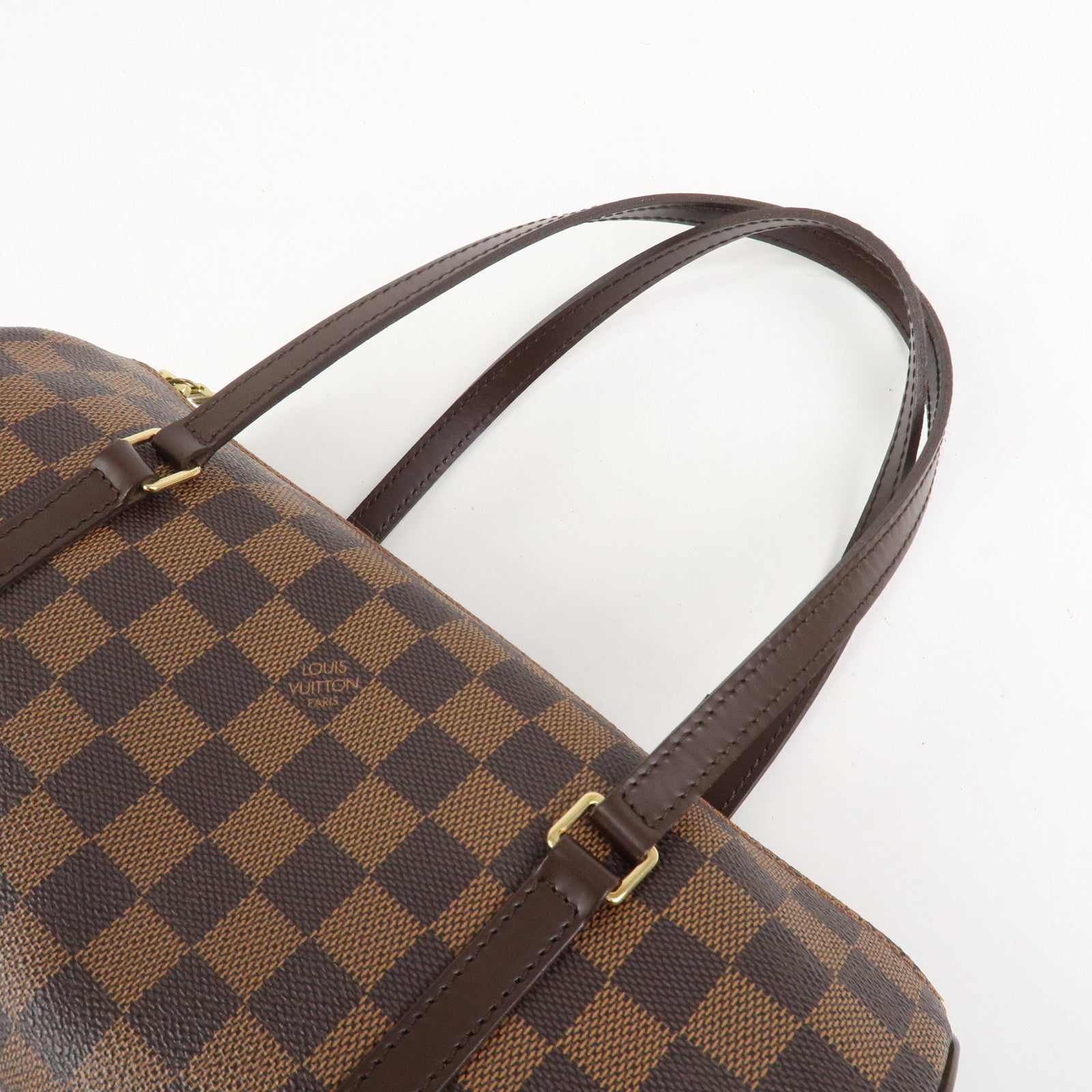 Louis Vuitton Damier Ebene Papillon 30 Hand Bag Brown N51303