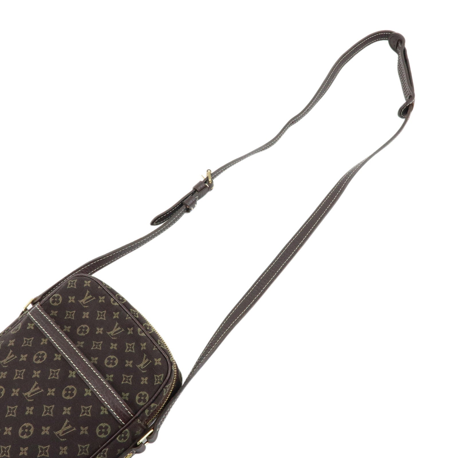Louis Vuitton Monogram Mini Lin Danube Shoulder Bag Brown M95228