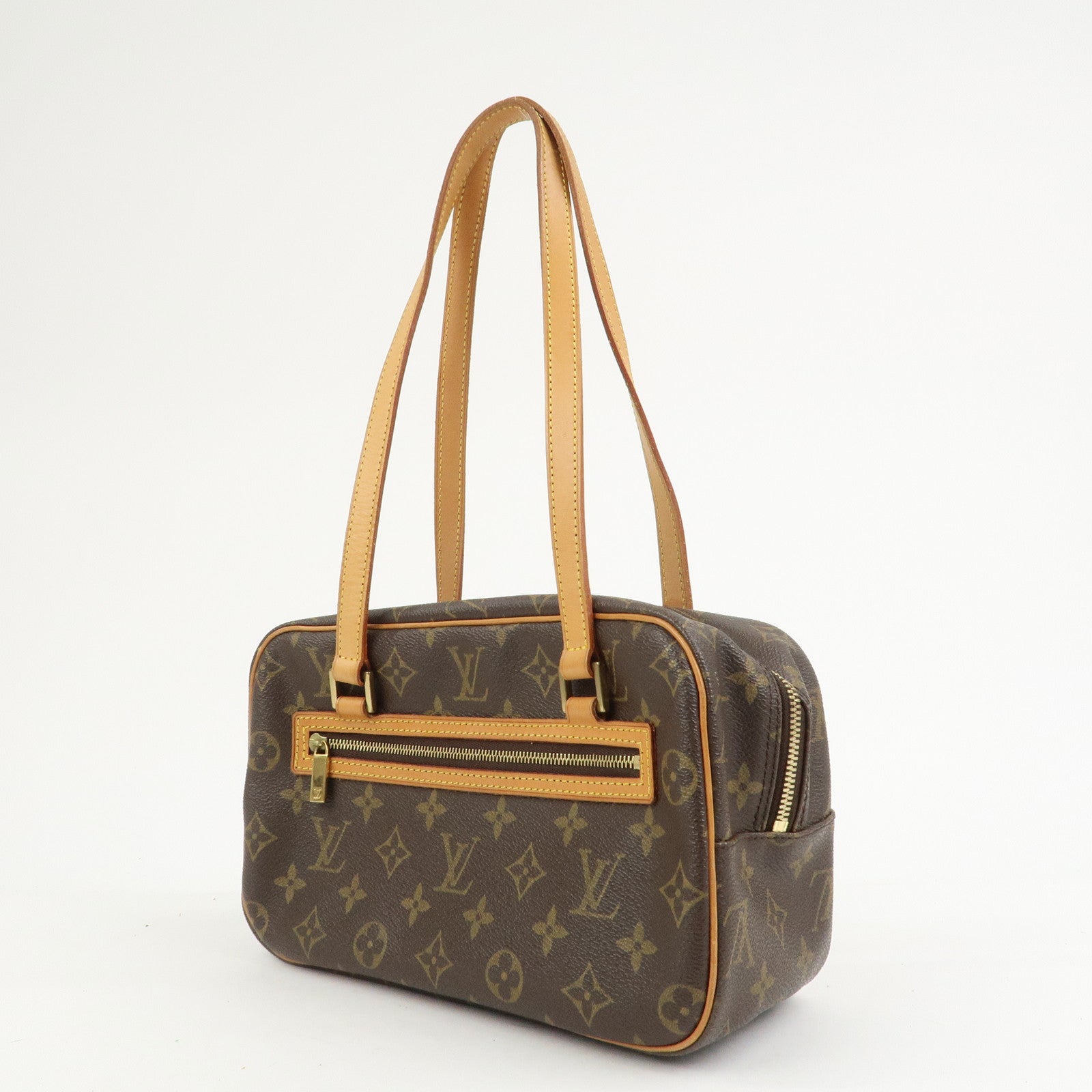 Louis Vuitton Monogram Cite MM Shoulder Bag Hand Bag Brown M51182