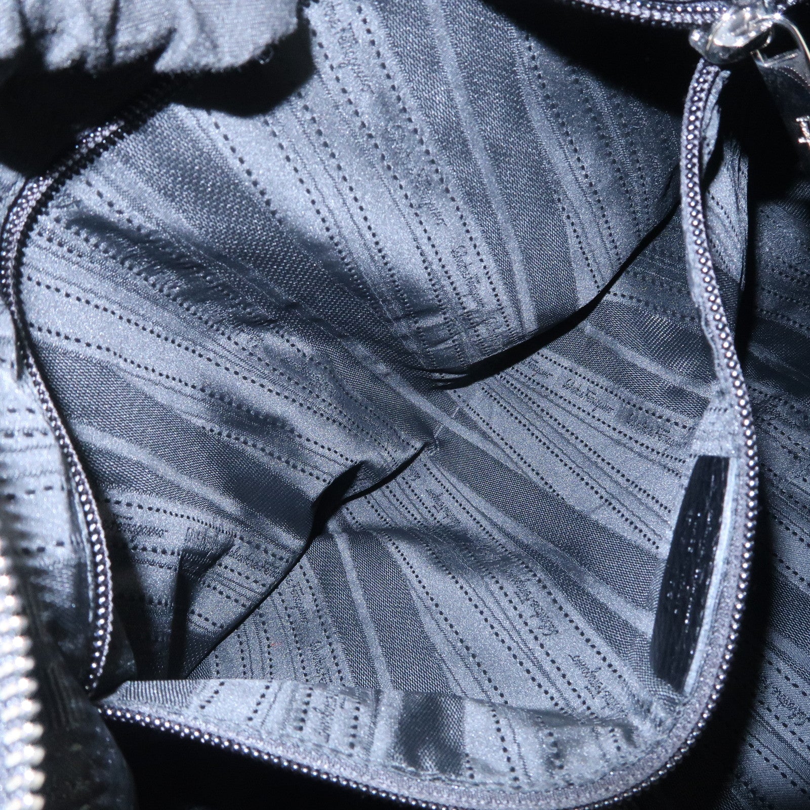 Ferragamo Gancini Leather Shoulder Bag Hand Bag Black Silver HDW