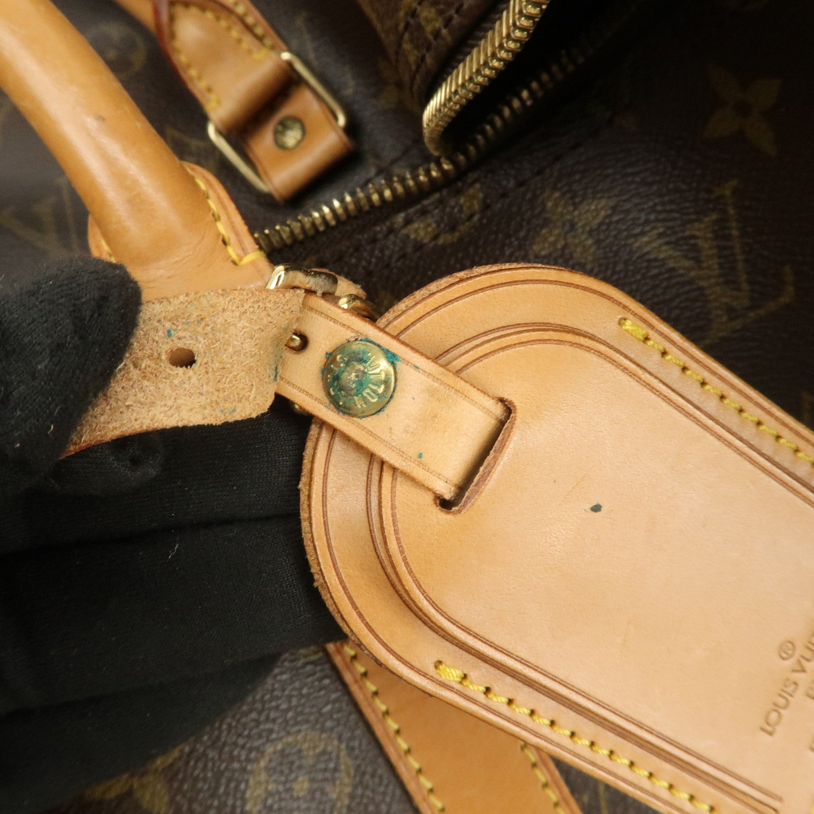 Louis Vuitton Monogram Keep All 55 Boston Bag Brown M41424