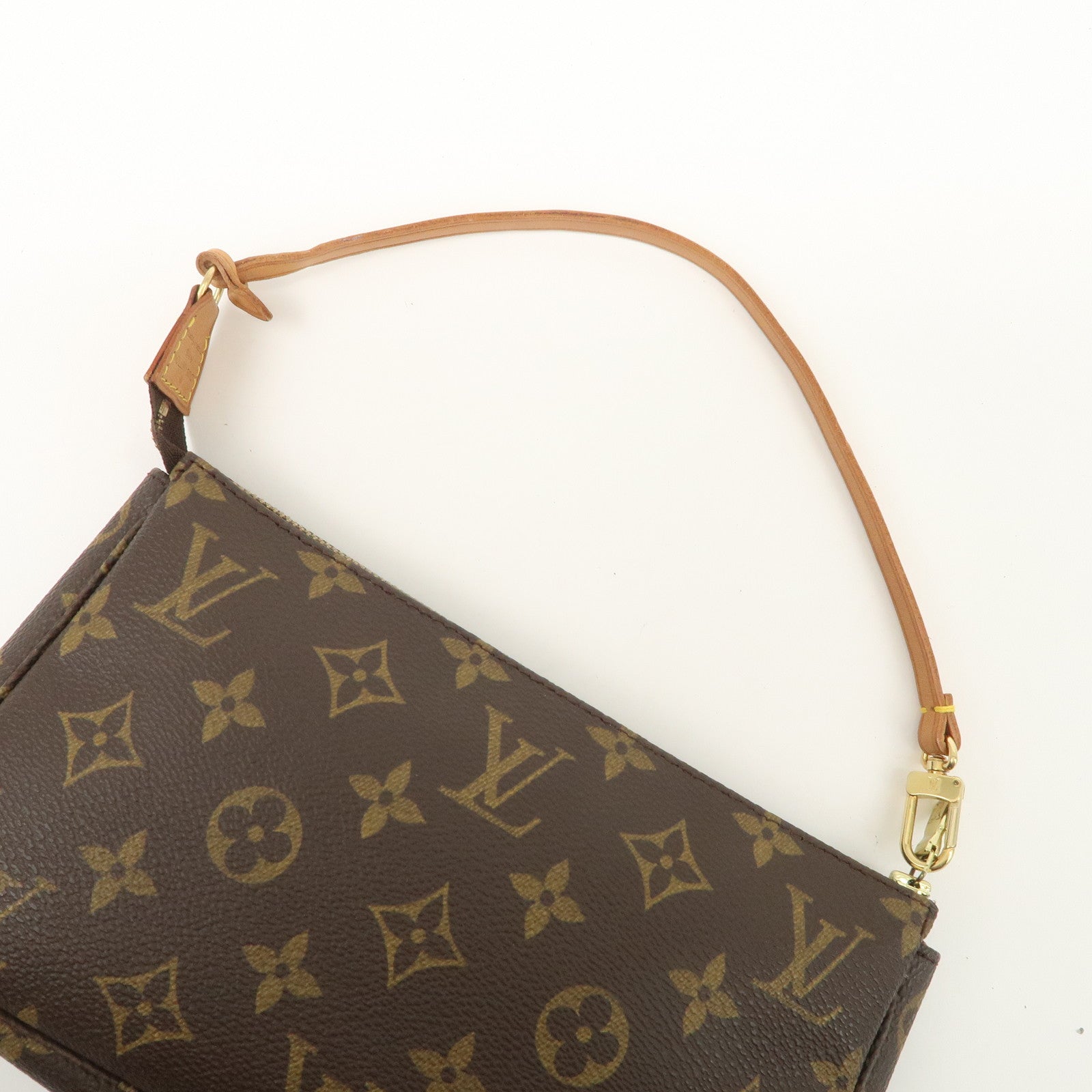Louis Vuitton Monogram Pochette Accessoires Hand Bag Brown M51980