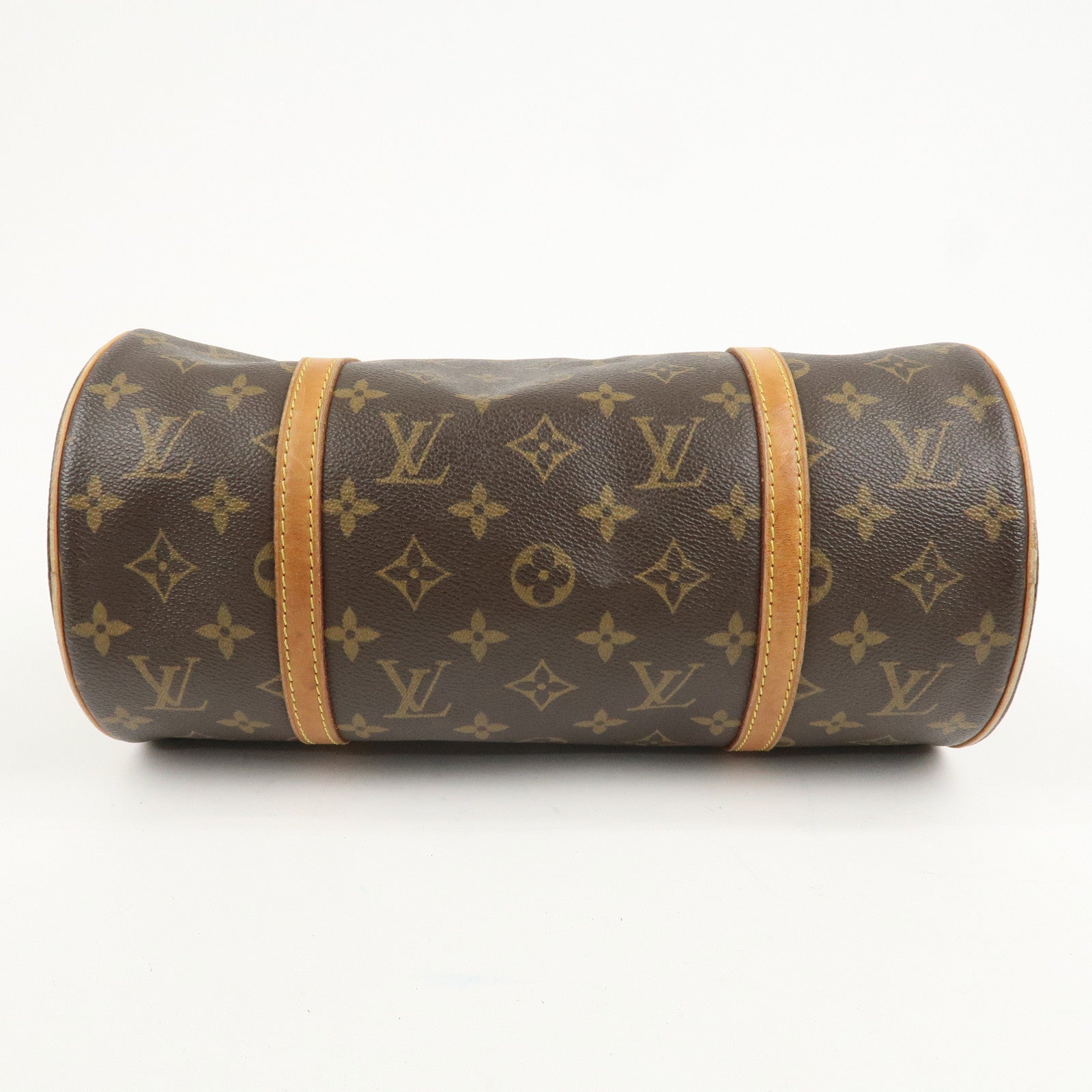 Louis Vuitton Monogram Papillon 30 Hand Bag New Style Brown M51385
