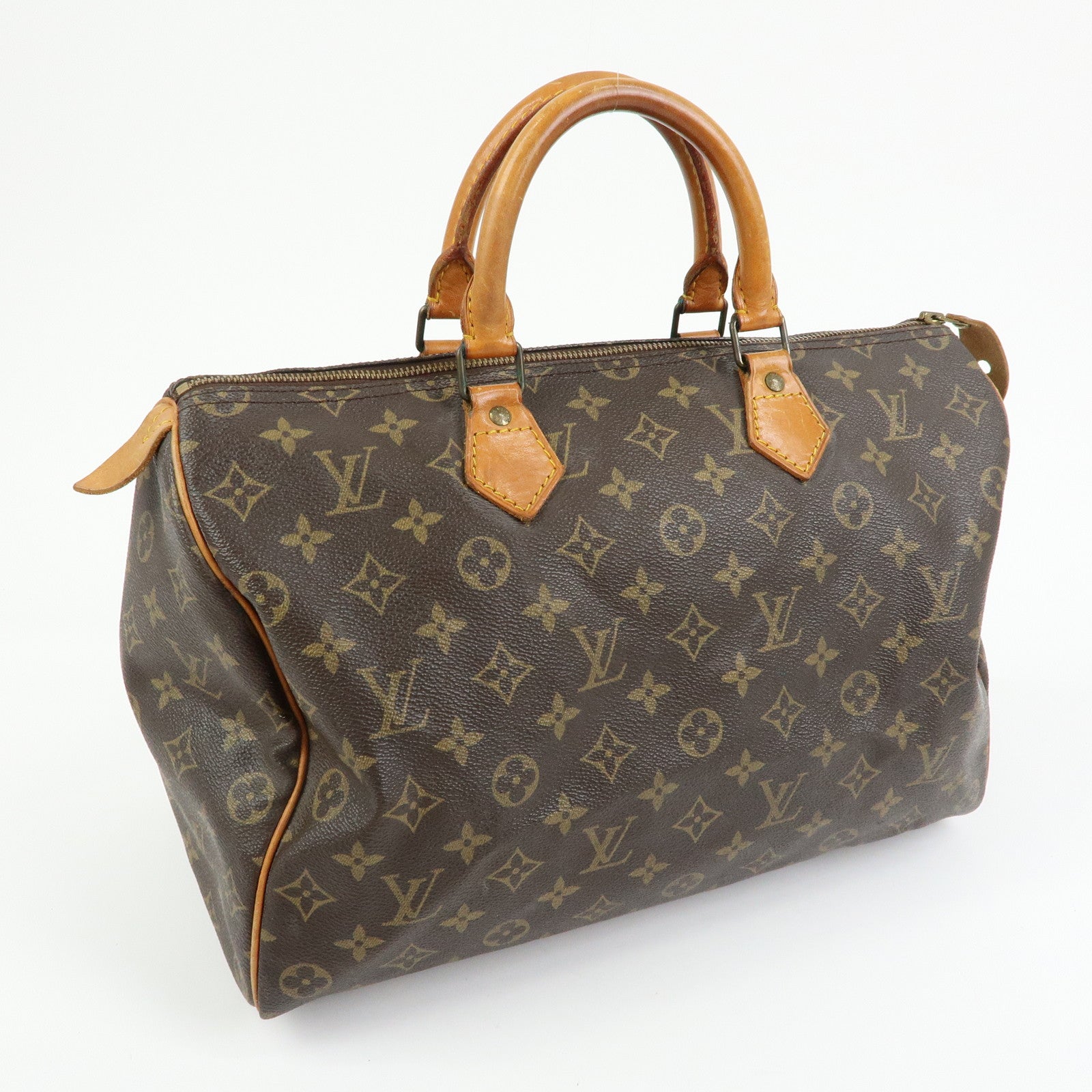 Louis Vuitton Monogram Speedy 35 Boston Bag Hand Bag M41524