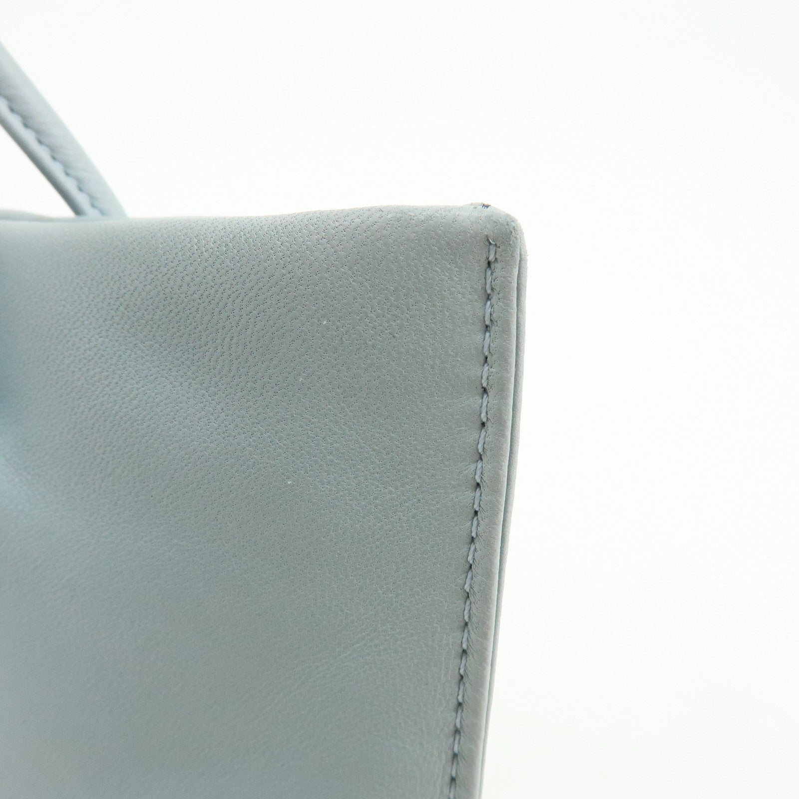LOEWE Nappa Leather Hand Bag Mini Tote Bag Light Blue