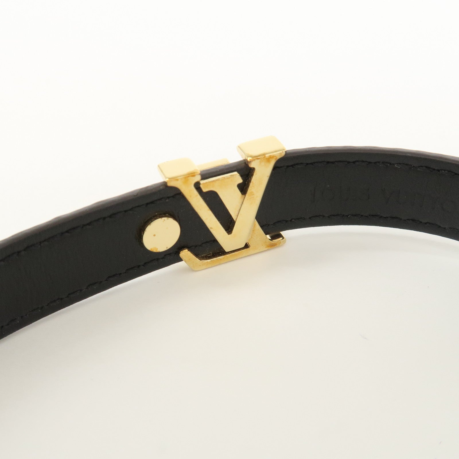 Louis Vuitton Monogram LV Iconic Bracelet Brown M8526