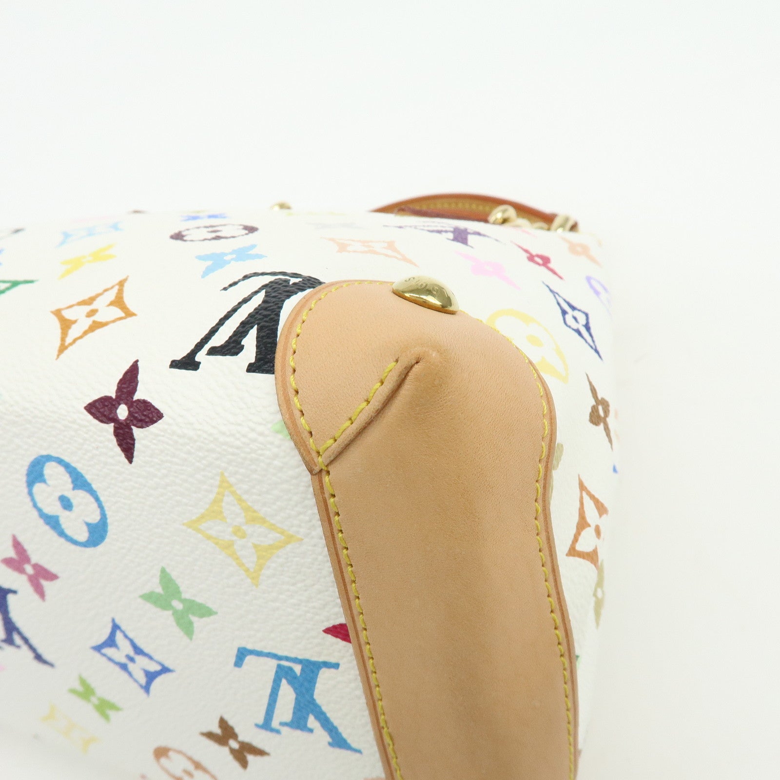 Louis Vuitton Monogram Multicolor Audra Hand Bag Blanc M40047