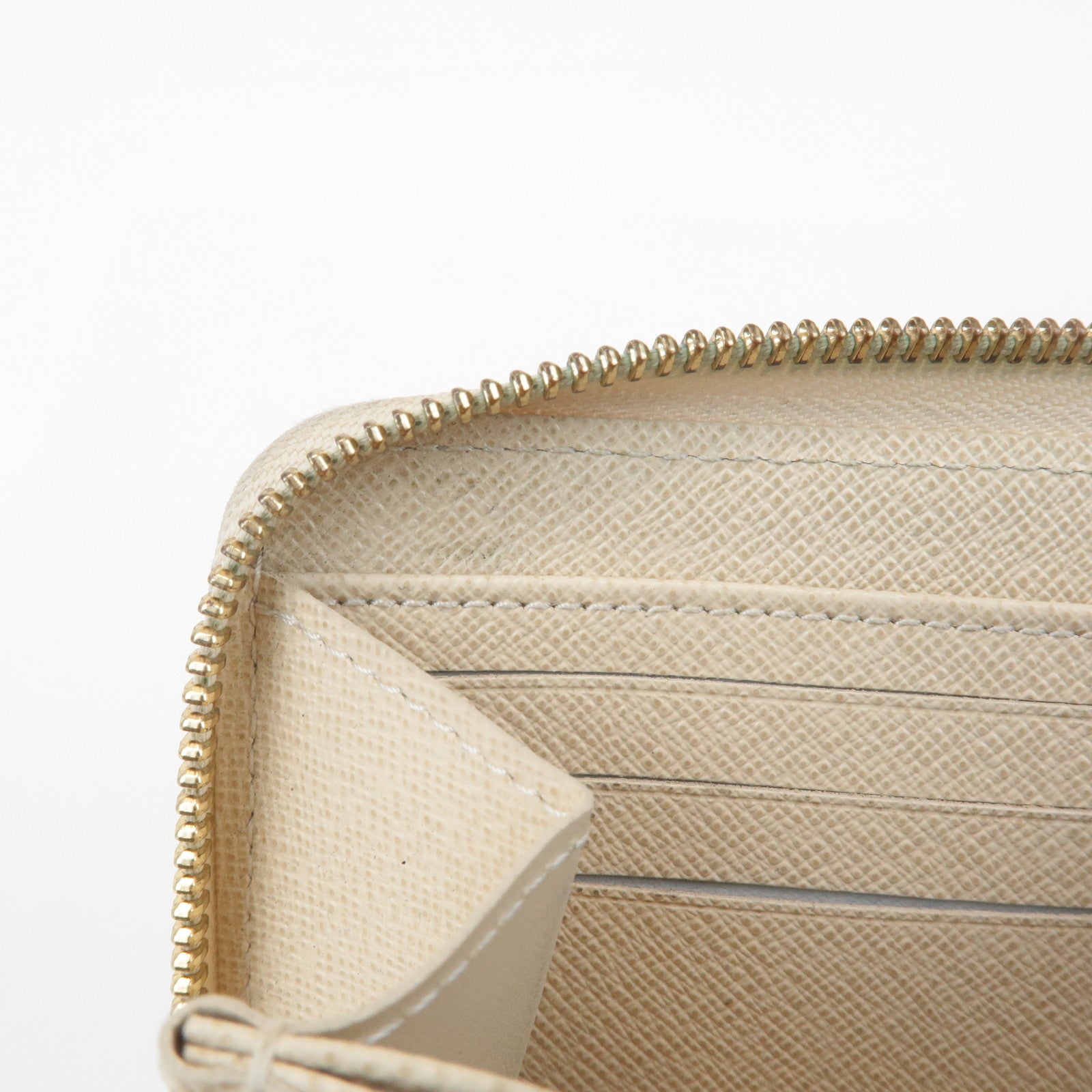 Louis Vuitton Damier Azur Round Zippy Wallet Long Wallet N60019 Used