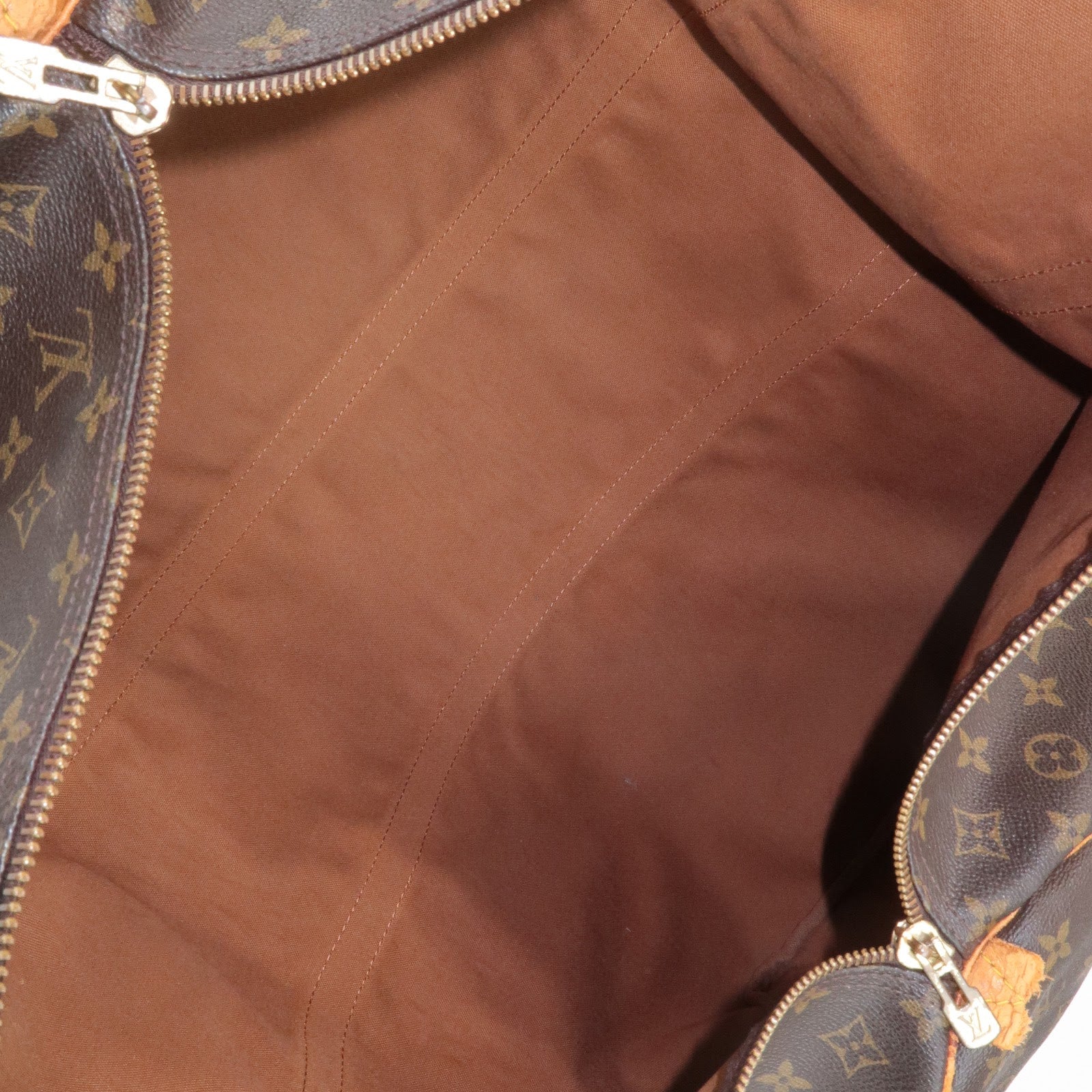 Louis Vuitton Monogram Keep All 60 Boston Bag Hand Bag Brown M41422 Used