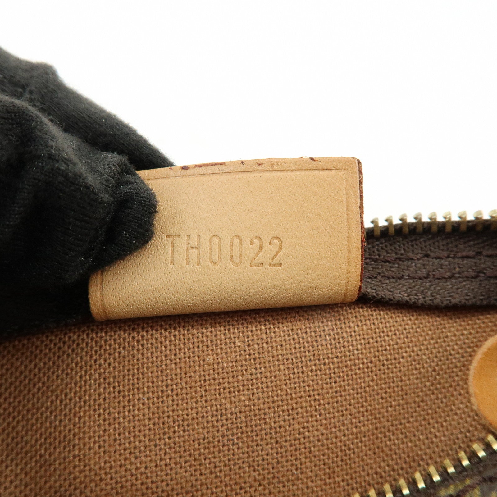 Louis Vuitton Monogram Mini Speedy Hand Bag & Strap Brown M41534