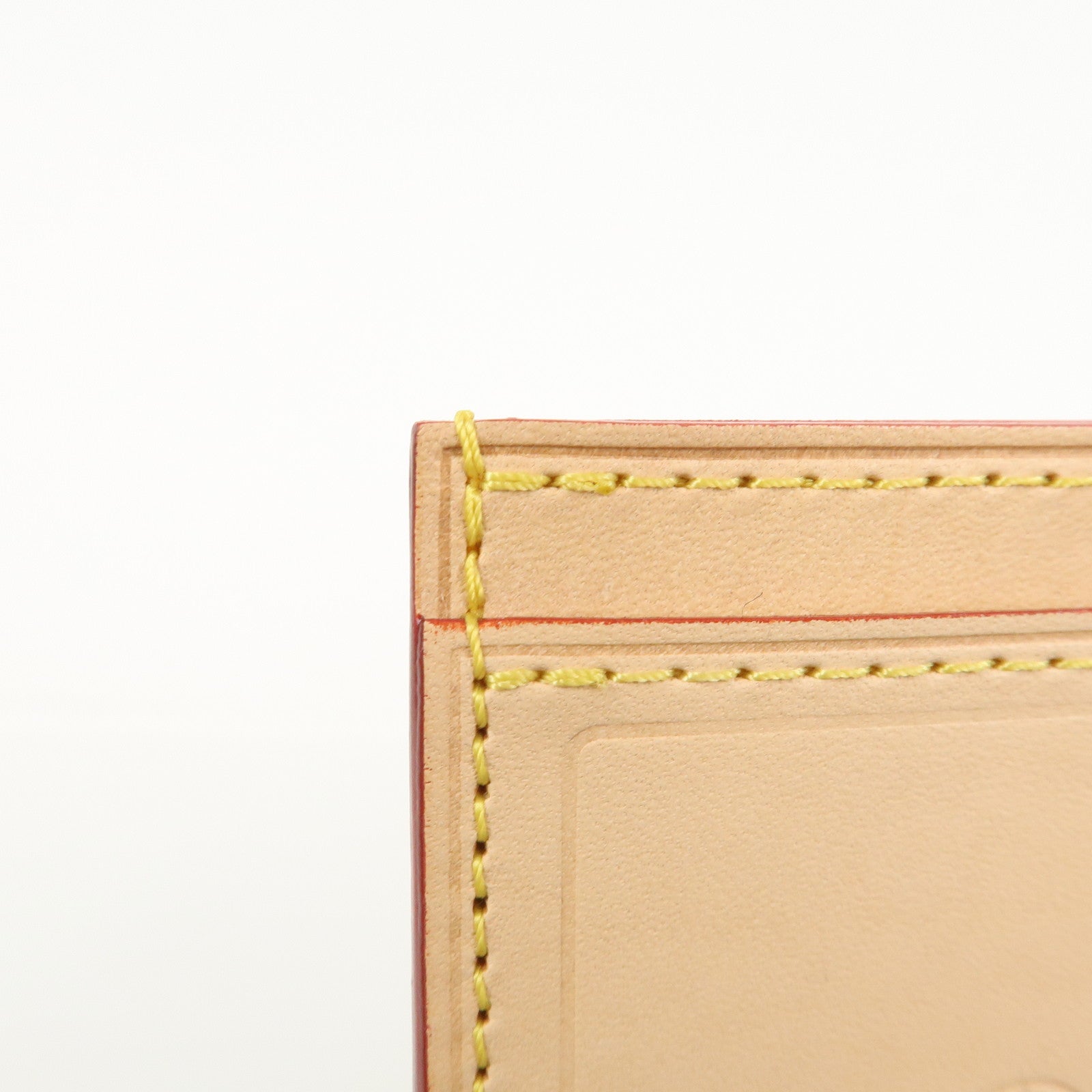 Louis Vuitton Nume Leather Card Case Card Holder Natural