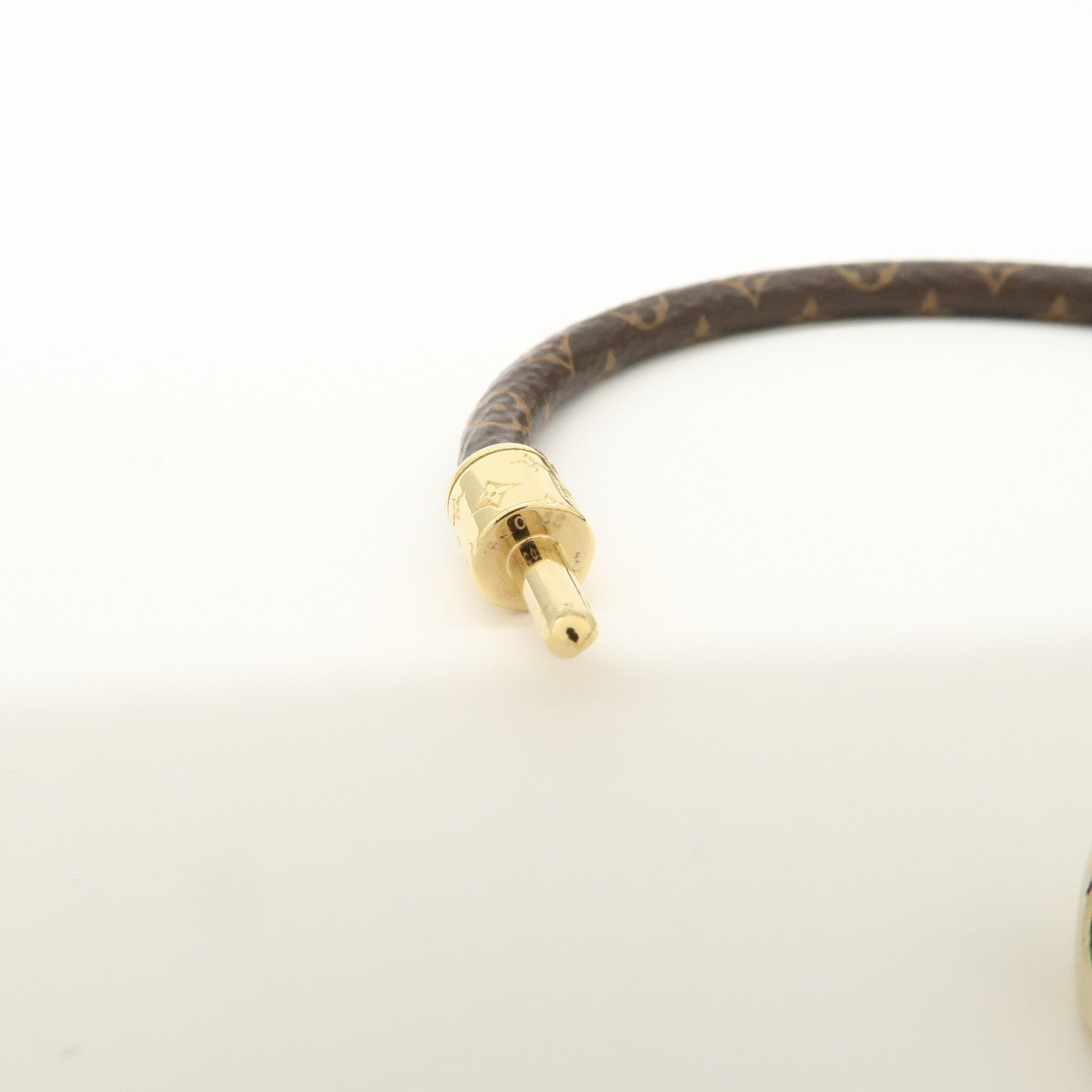 Louis Vuitton Monogram Canvas LV Confidential Bracelet Brown M8274