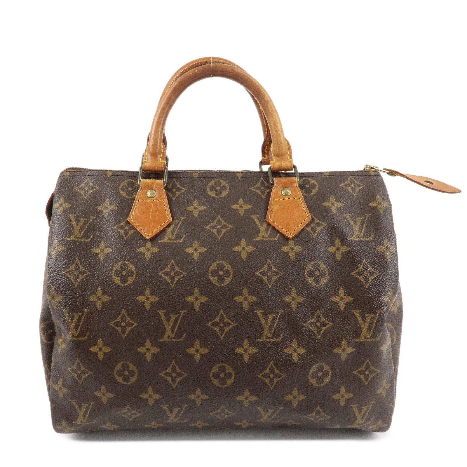 Louis Vuitton Monogram Speedy 30 Hand Bag Boston Bag M41526 Used