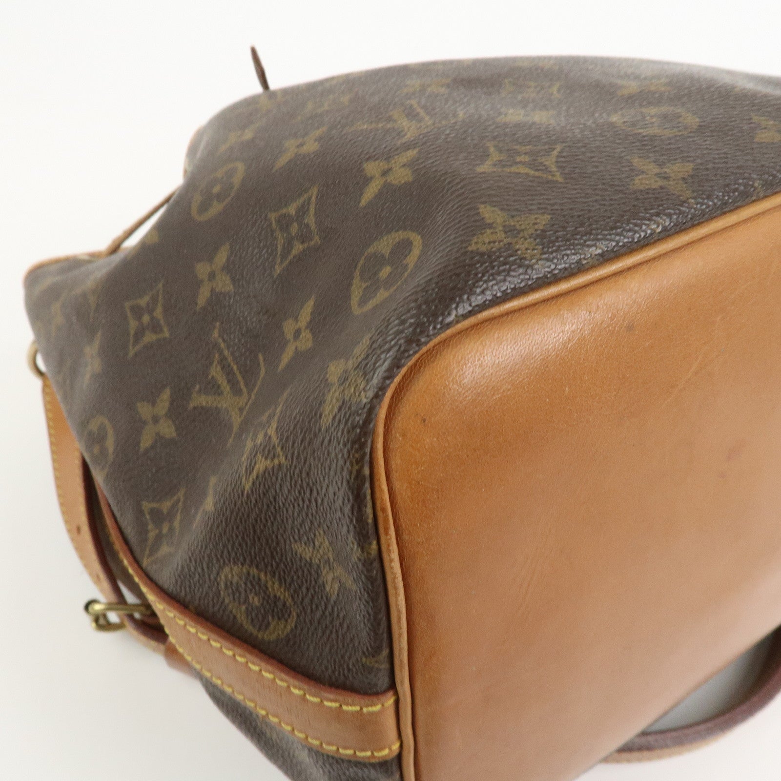 Louis Vuitton Monogram Petit Noe Shoulder Bag Brown M42226
