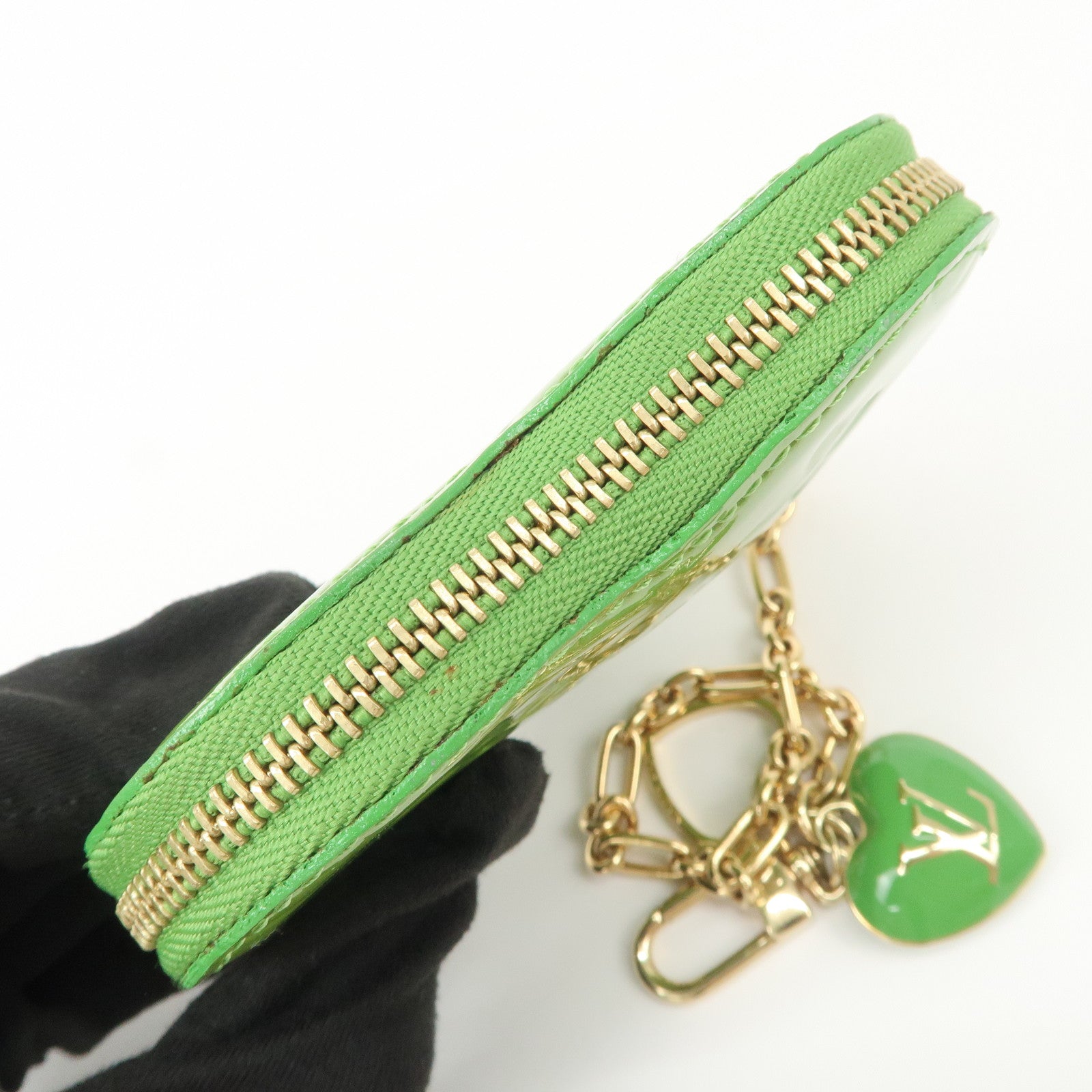 Louis Vuitton Monogram Vernis Porte Monnaie Coeur Vertonic M93659