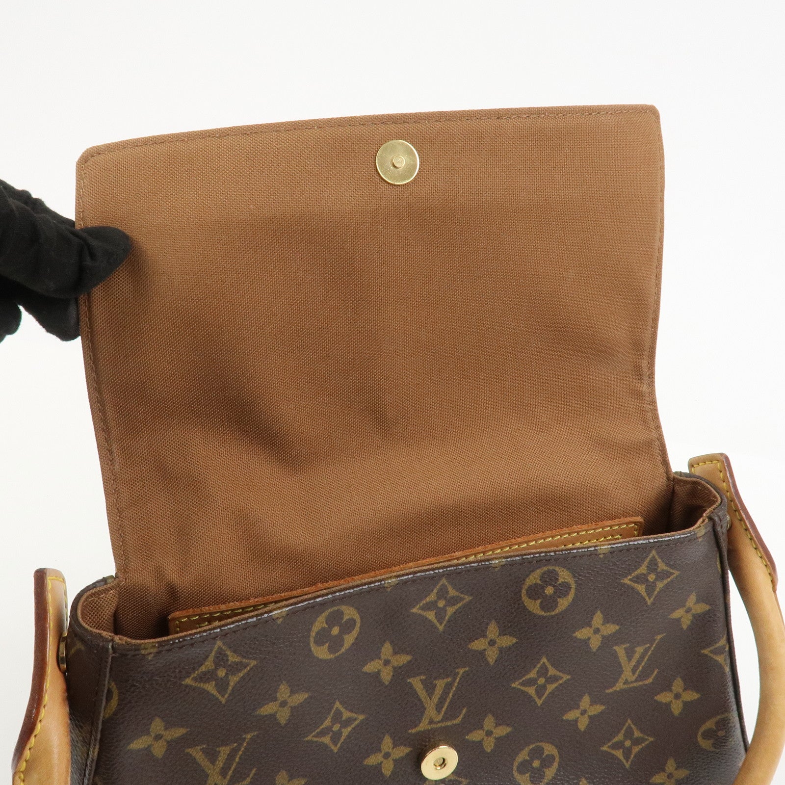 Louis Vuitton Monogram Mini Looping Shoulder Bag Brown M51147