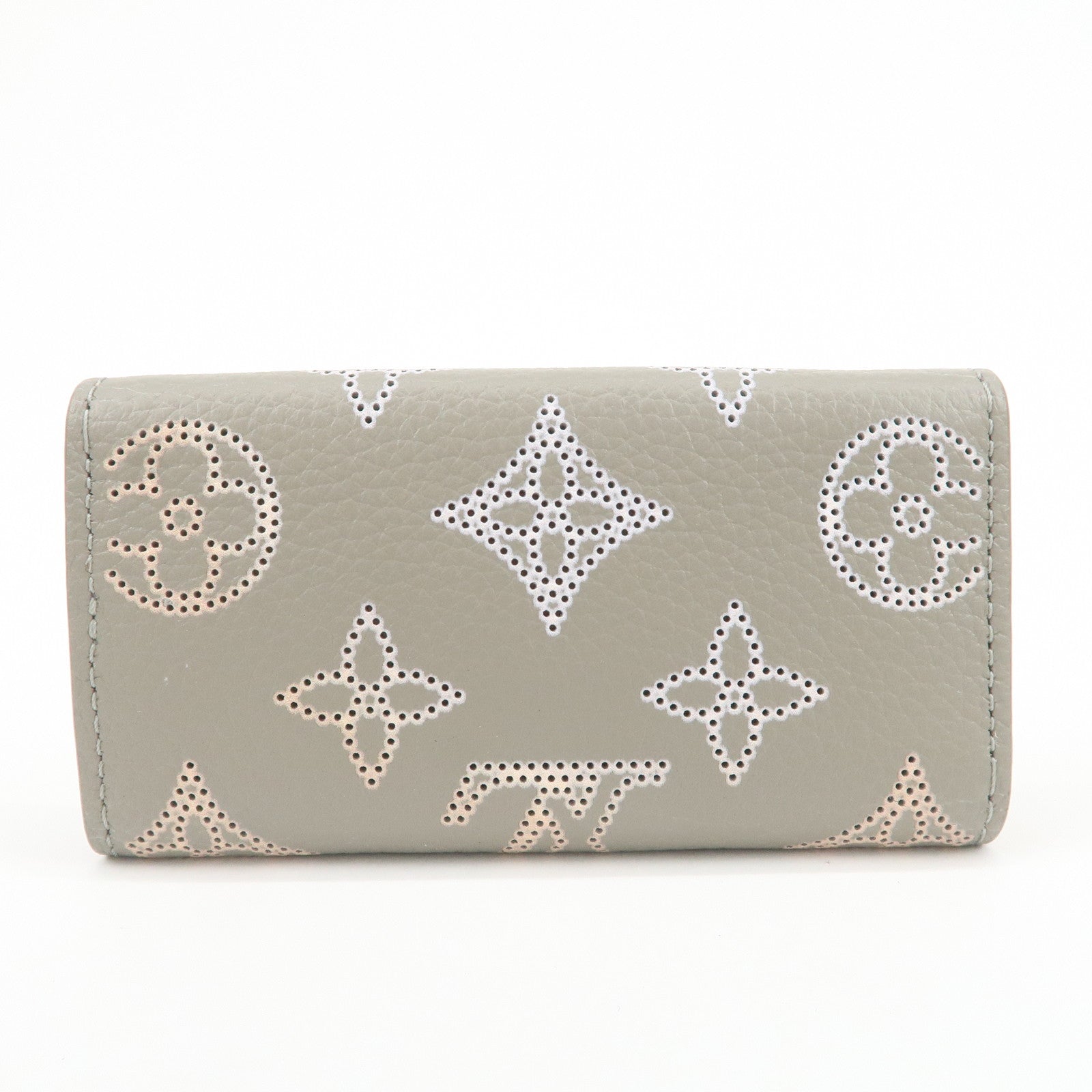 Louis Vuitton Mahina Leather Multicles 4 Key Case Gray M82648