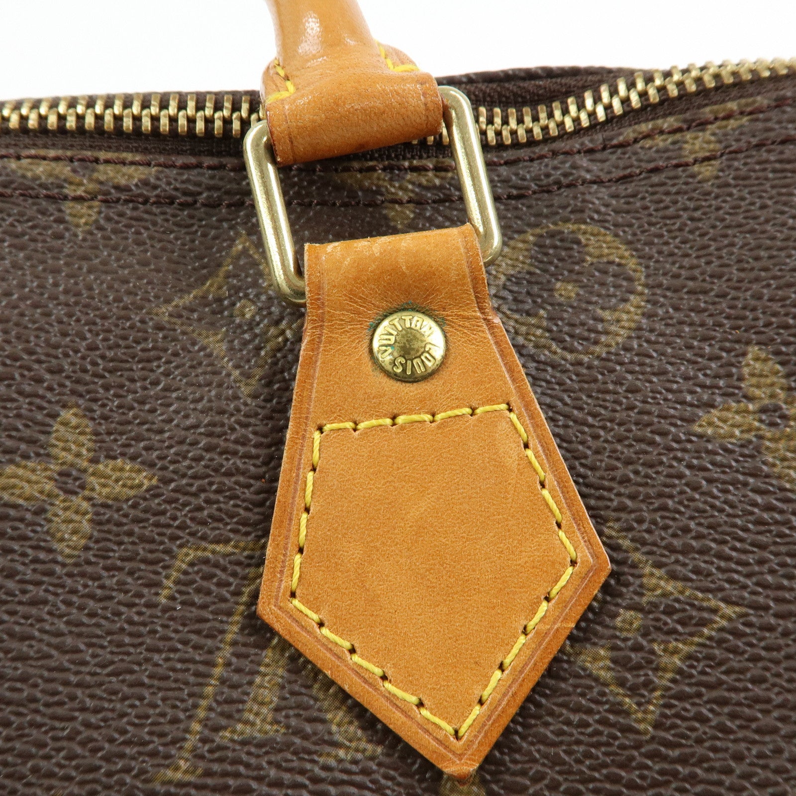 Louis Vuitton Monogram Speedy 30 Boston Bag Hand Bag Brown M41526