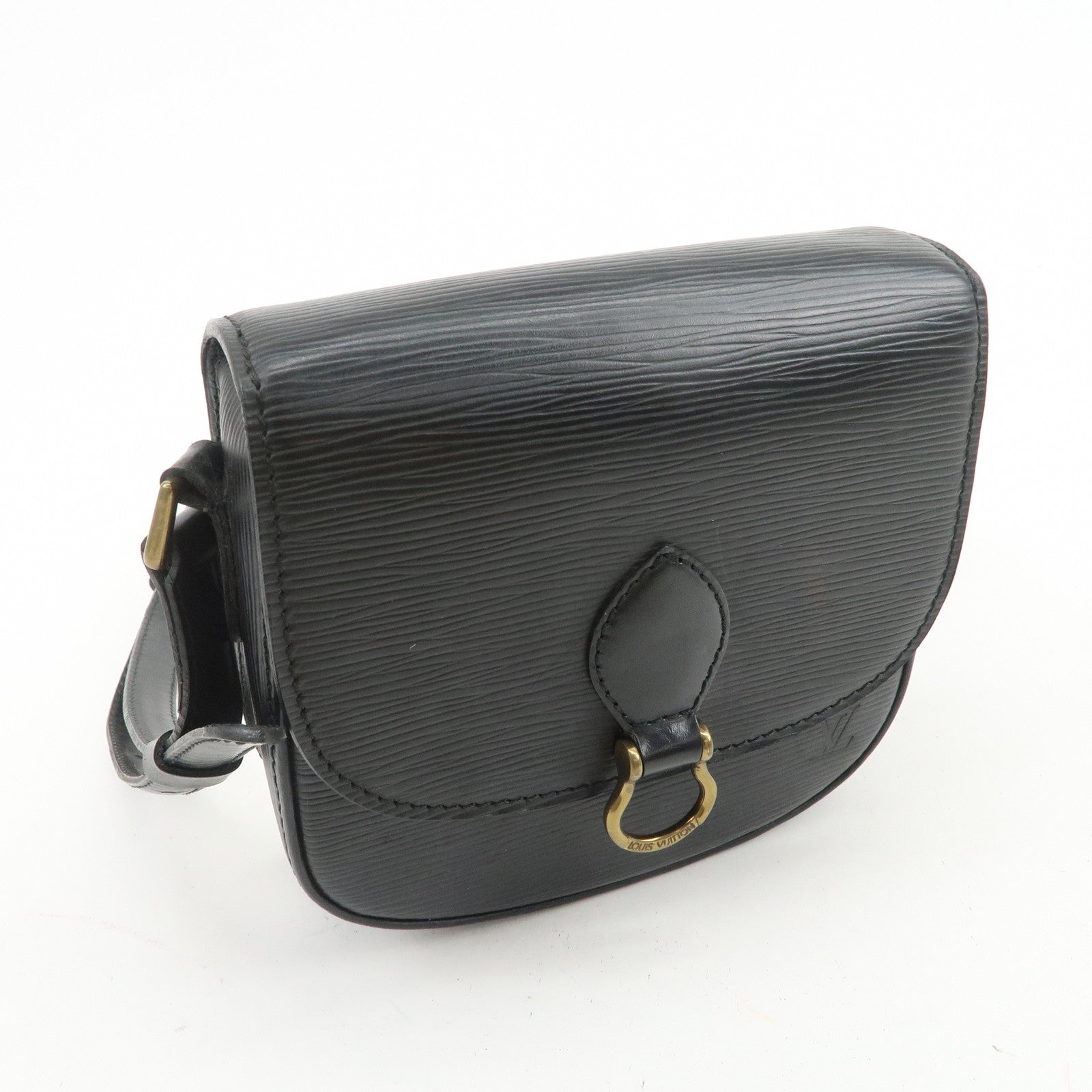 Louis Vuitton Epi Mini Saint Cloud Shoulder Bag Noir Black M52212