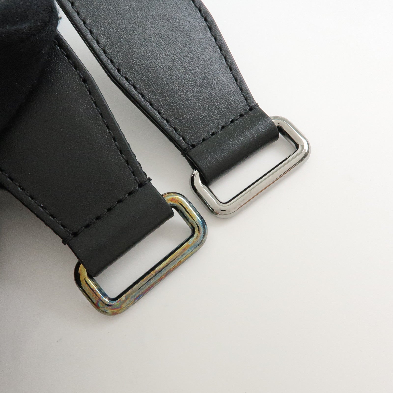 Louis Vuitton Canvas Leather Adjustable Shoulder Strap Black