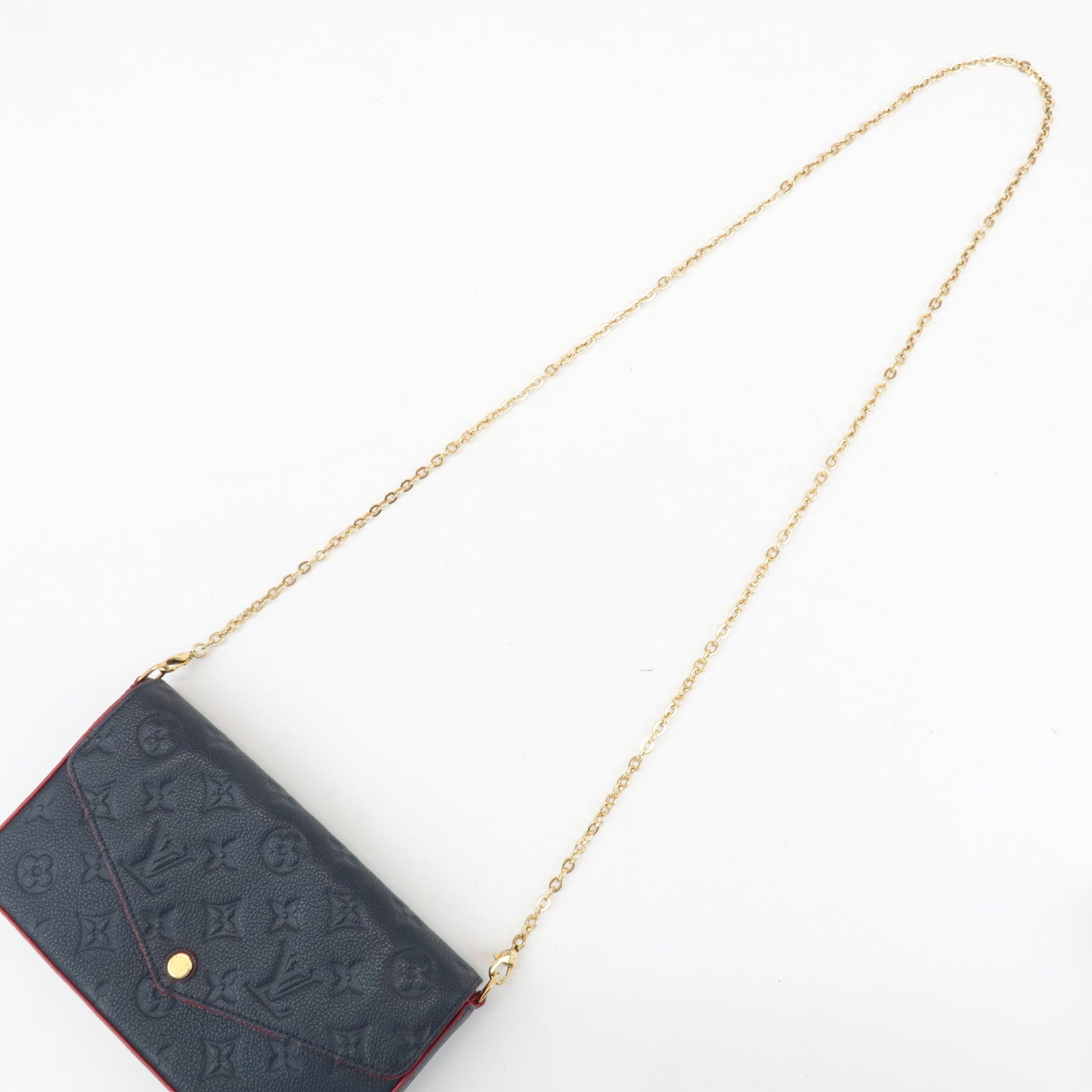 Louis Vuitton Monogram Empreinte Pochette Hand Bag Félicie M64099 Used