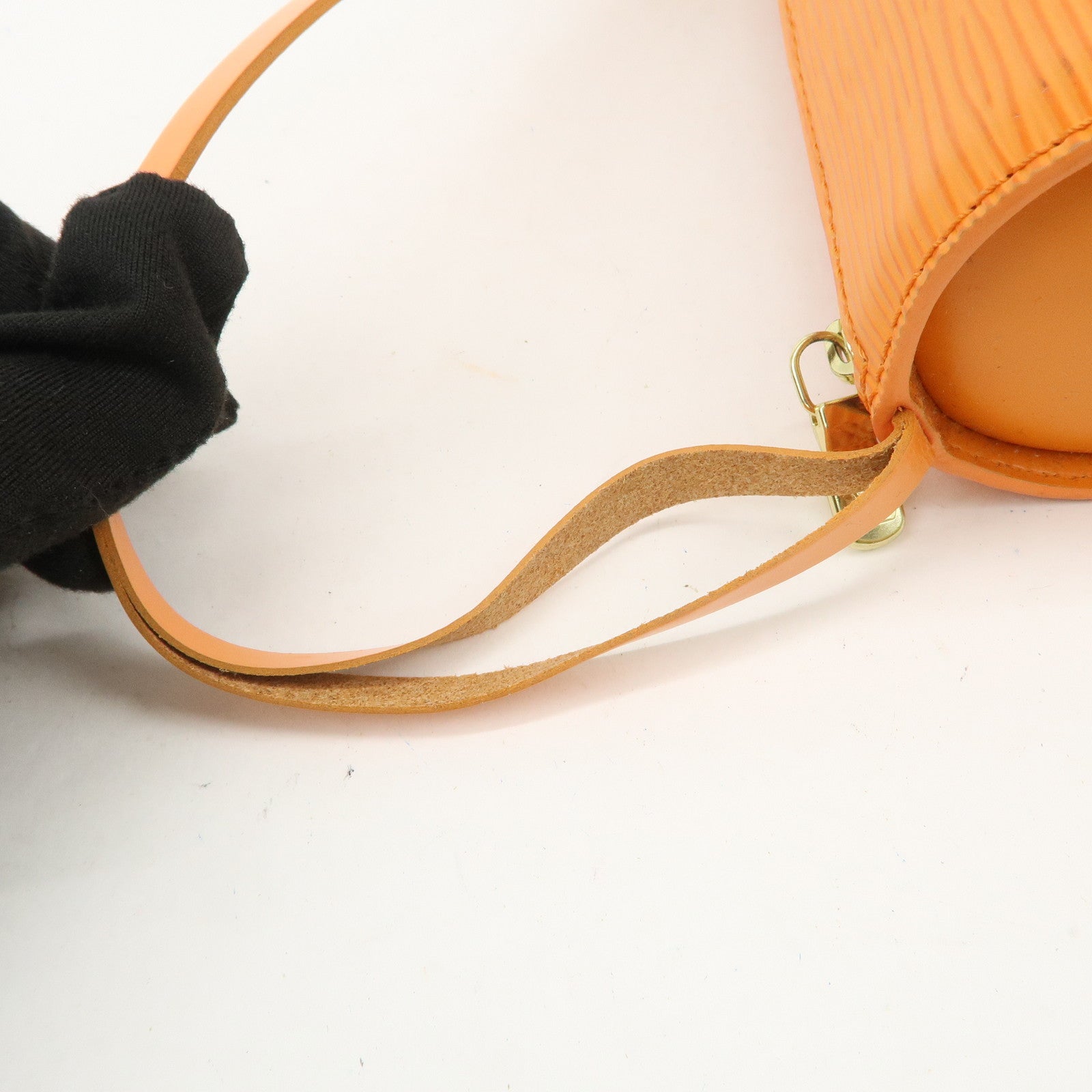 Louis Vuitton Epi Soufflot Hand Bag Mandarin Orange M5222H