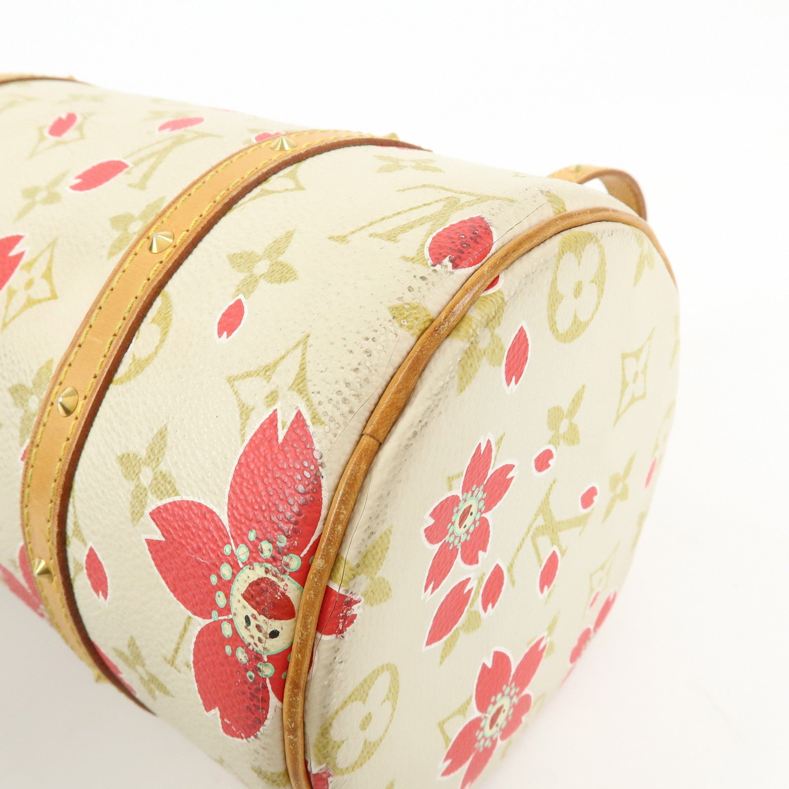 Louis Vuitton Monogram Cherry Blossom Papillon 26 Hand Bag M92011