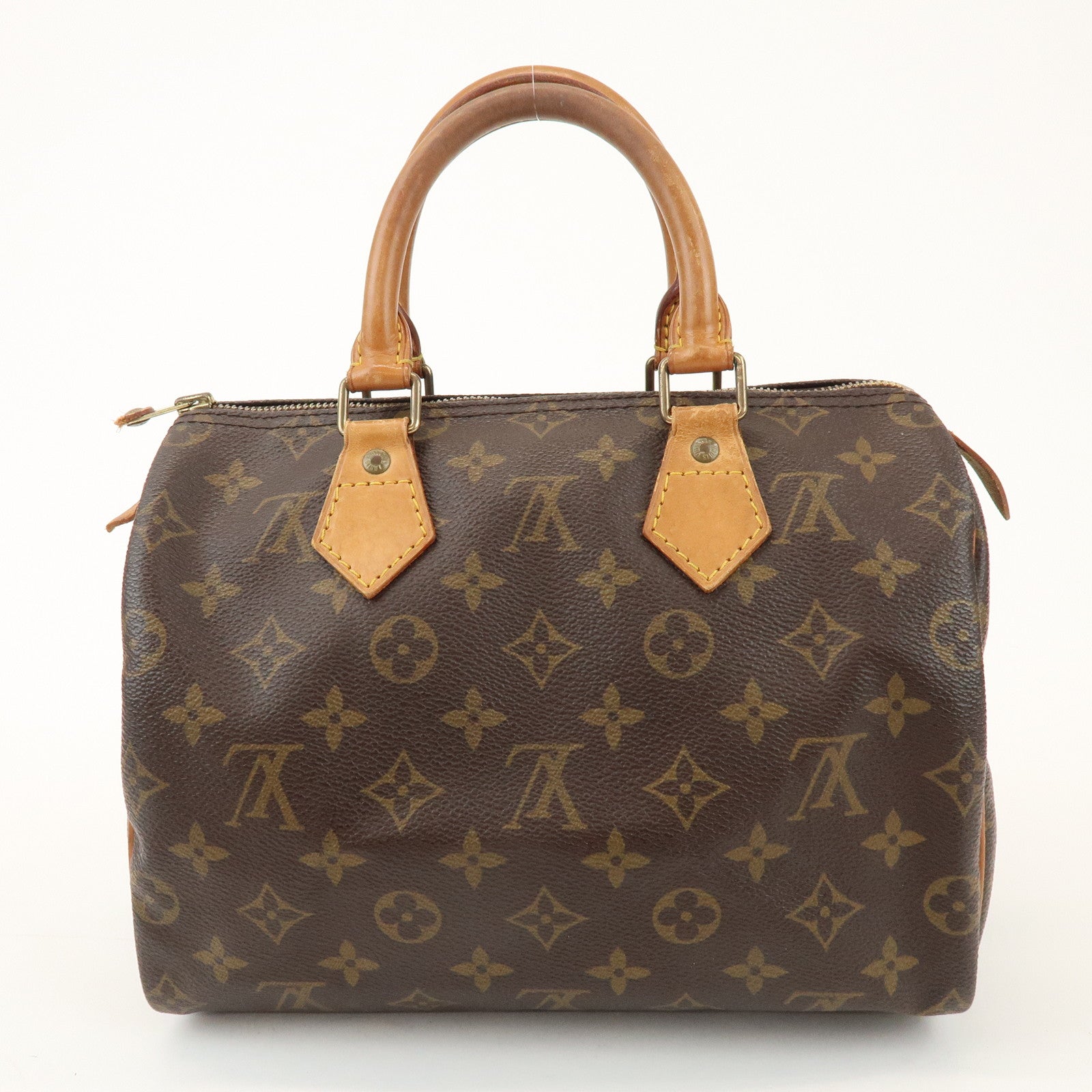 Louis Vuitton Monogram Speedy 25 Boston Bag Hand Bag Brown M41528