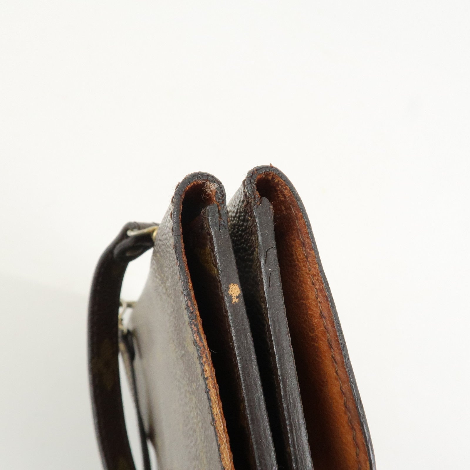 Louis Vuitton Monogram Double Rabat Shoulder Bag Brown M51815