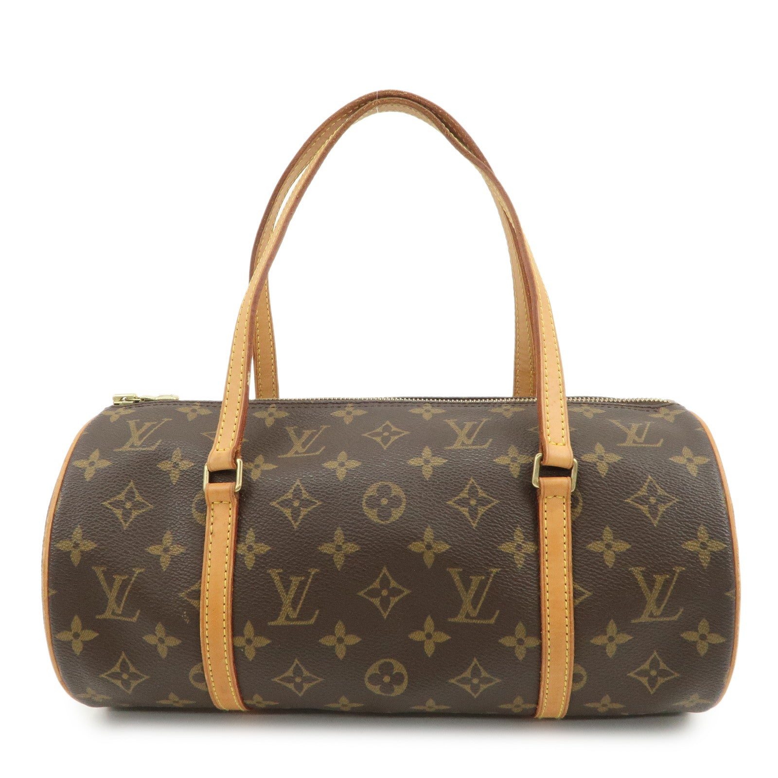 Louis Vuitton Monogram Papillon 30 Hand Bag New Style Brown M51385