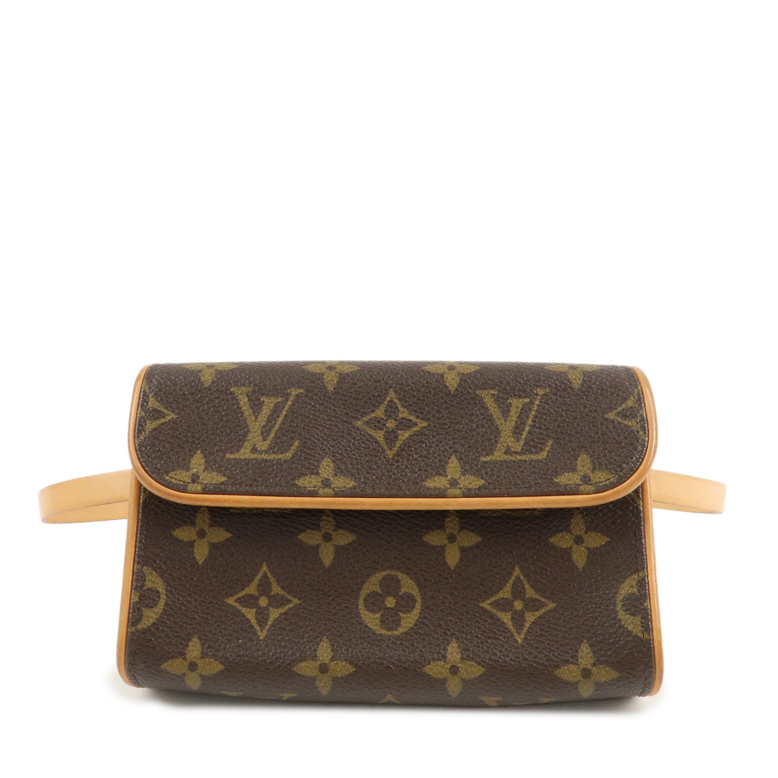 Louis Vuitton Monogram Pochette Florentine Waist Bag Belt XS M51855 Used