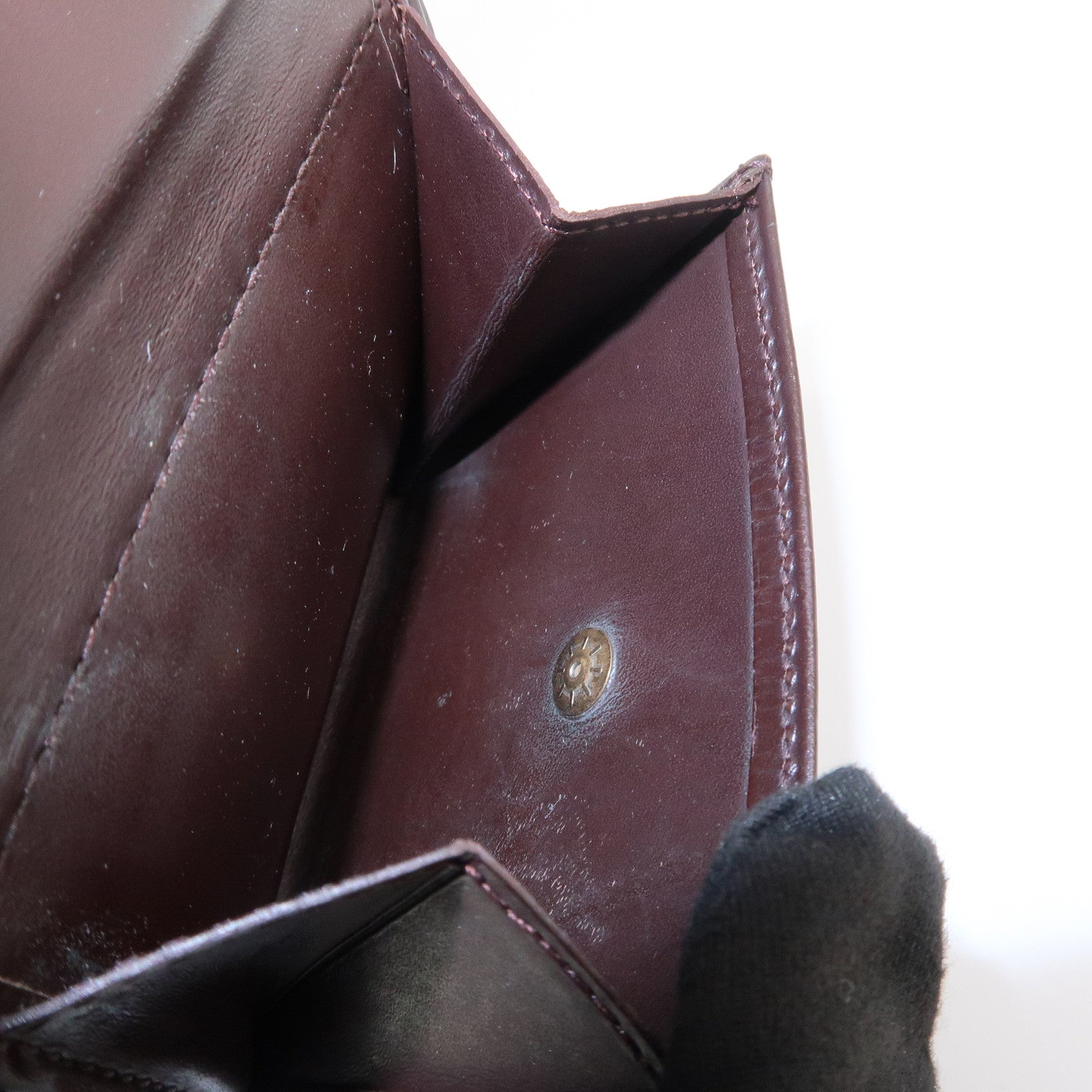 Louis Vuitton Epi Porte Billets Compact Wallet Mocha M6355D