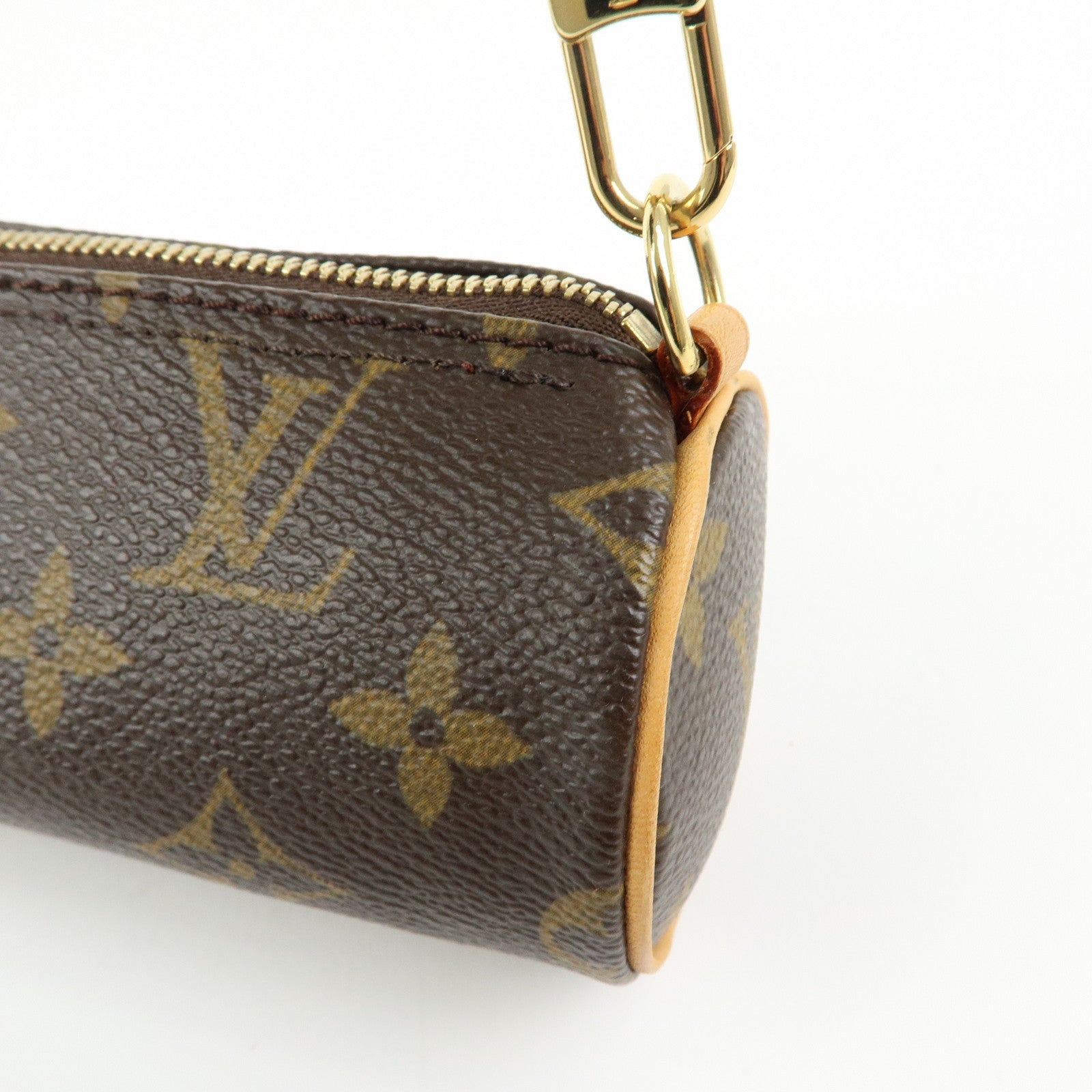 Louis Vuitton Monogram Mini Pouch for Papillon Bag Brown