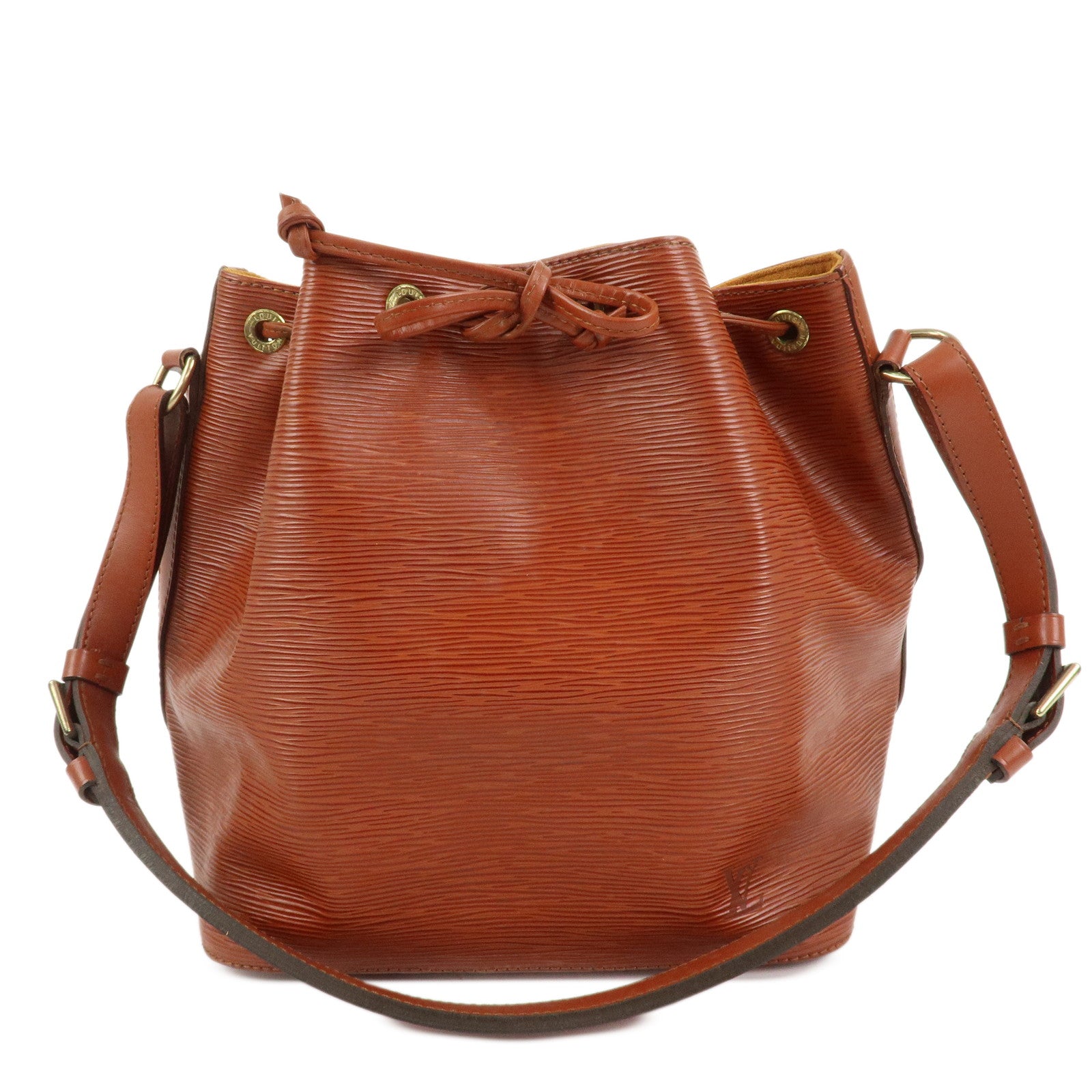 Louis Vuitton Epi Leather Petit Noe Shoulder Bag Kenya Brown M44103