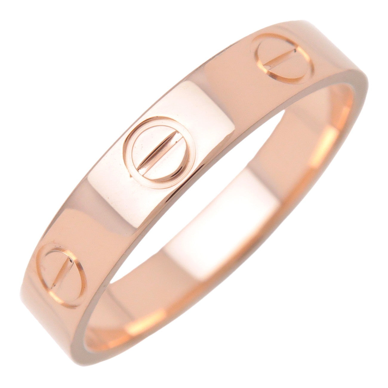 Cartier Mini Love Ring #51 K18 750PG Rose Gold US5.5 EU51 HK12