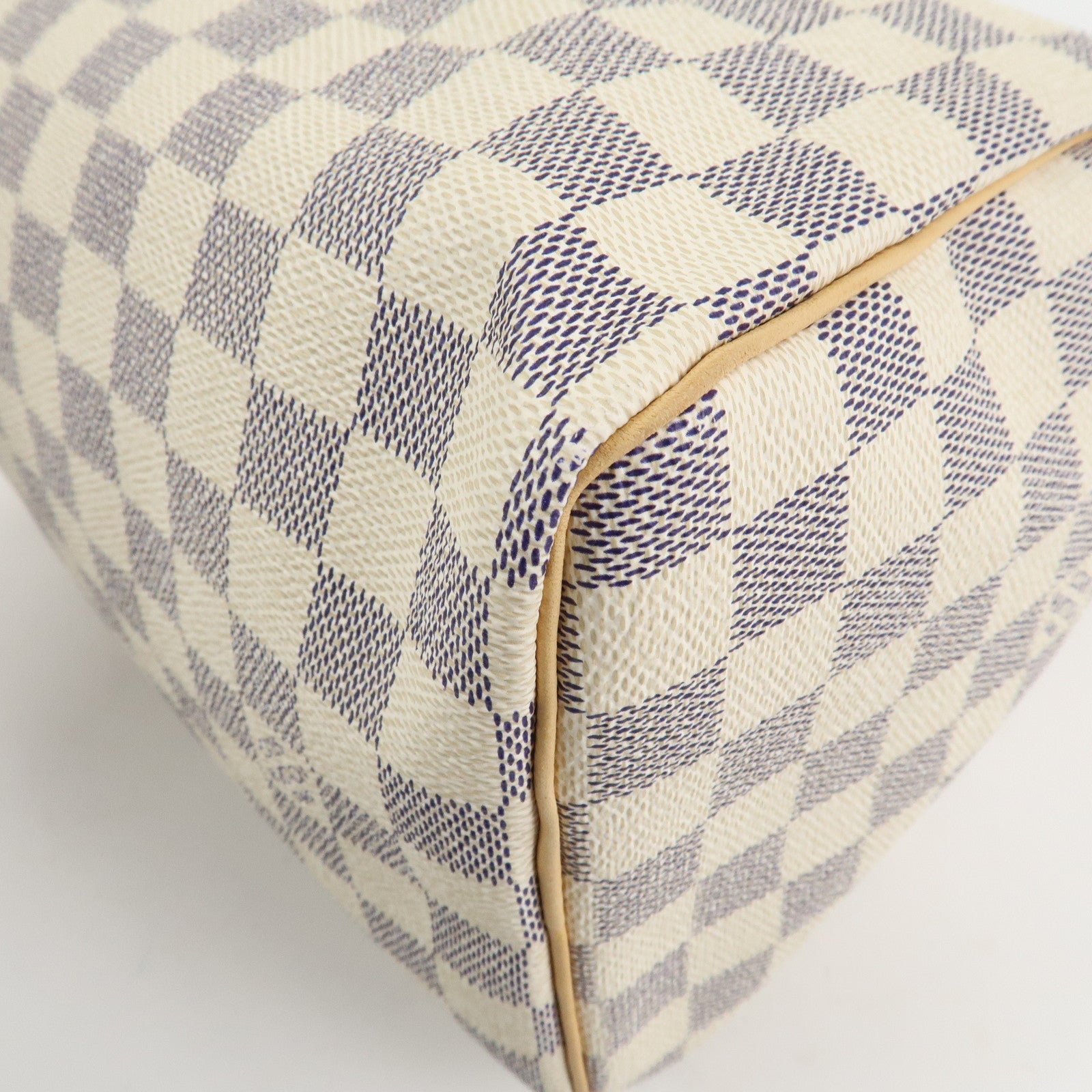 Louis Vuitton Damier Azur Speedy 25 Boston Bag Hand Bag N41534 Used