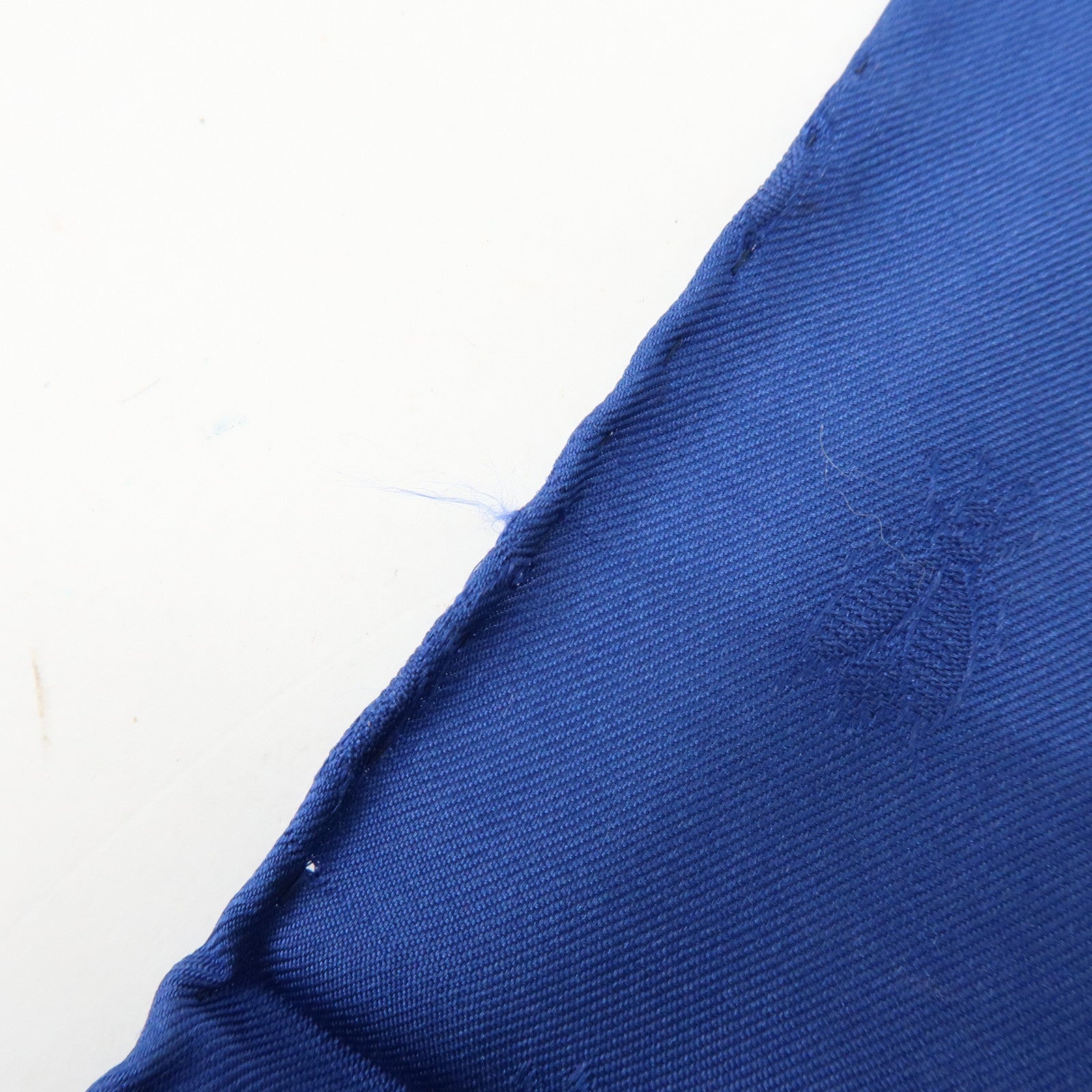 HERMES Carre 90 Silk 100% Scarf NAPOLEON Blue White