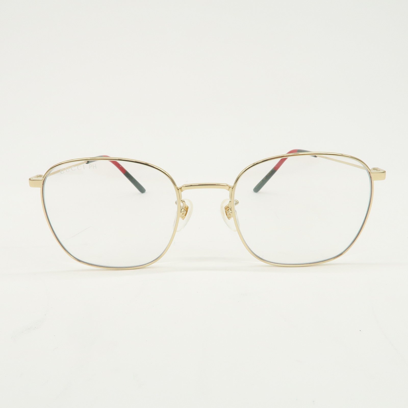 GUCCI Sherry Plastic Metal Glasses Gold GG0681S 001 54□20-150 L