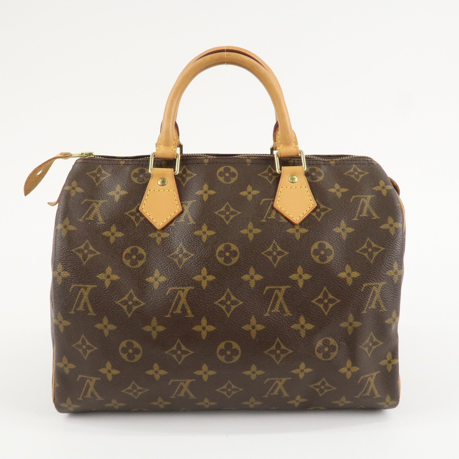 Louis Vuitton Monogram Speedy 30 Hand Bag Boston Bag M41526 Used