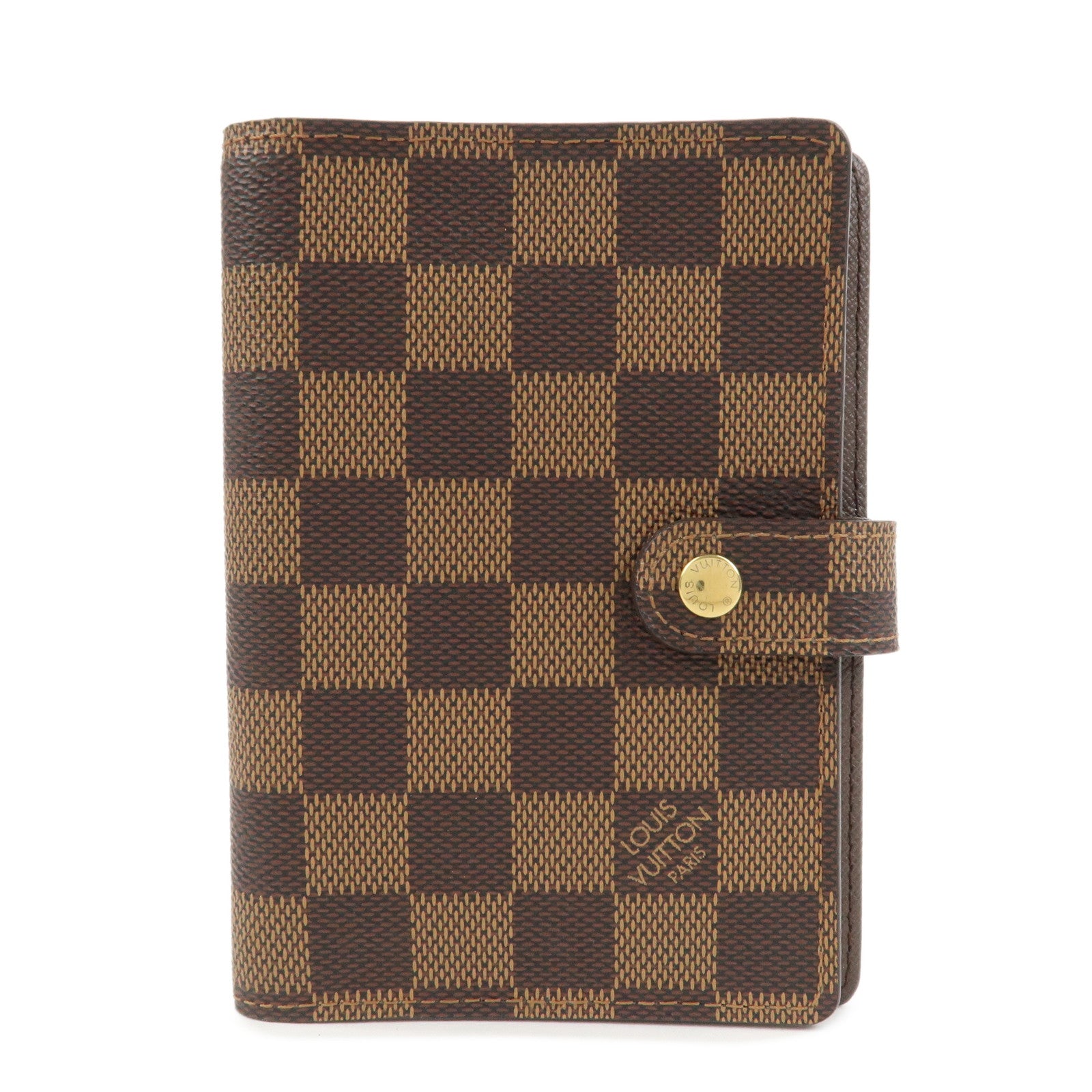 Louis Vuitton Damier Agenda PM Planner Cover Damier Ebene R20700