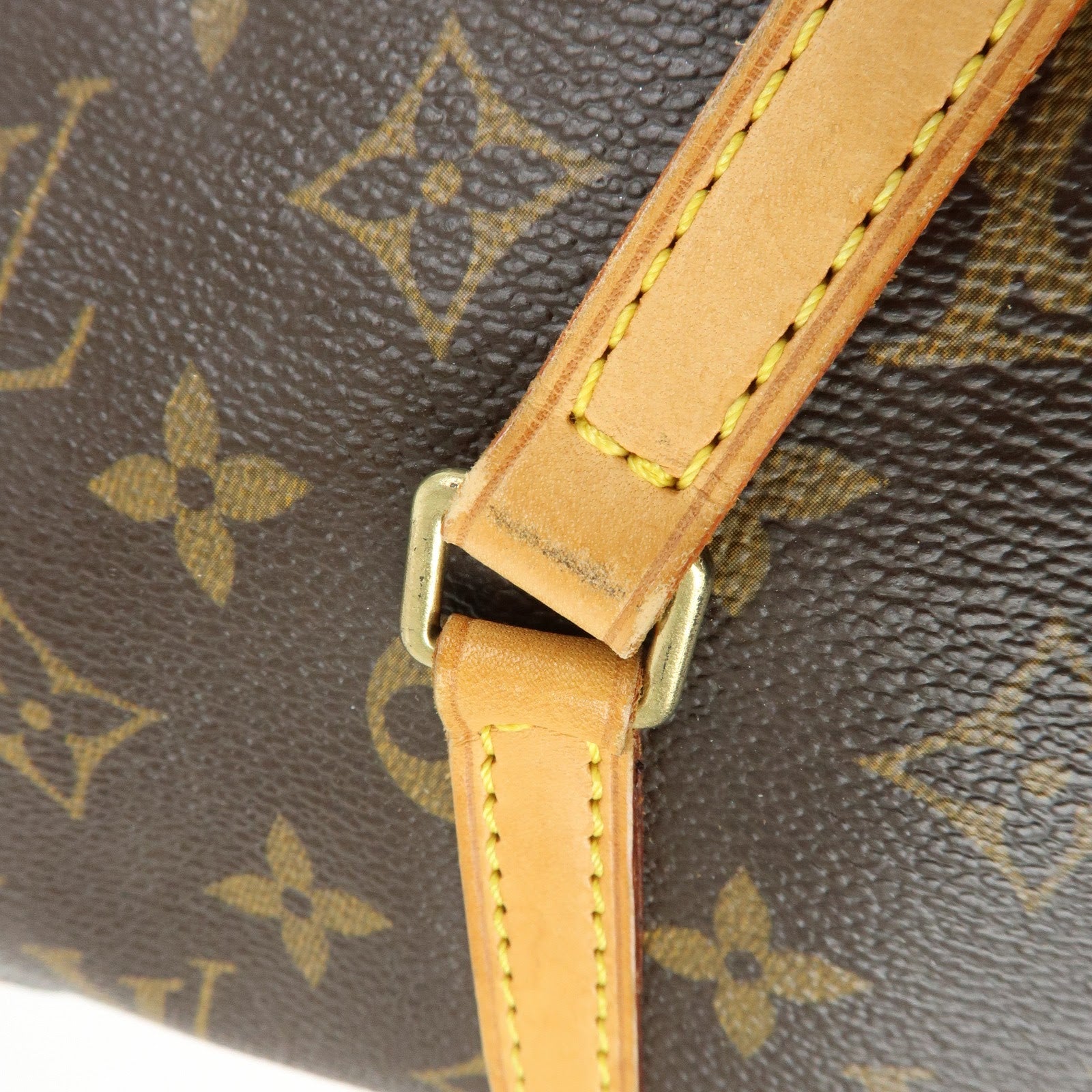 Louis Vuitton Monogram Papillon 30 Hand Bag Brown M51385