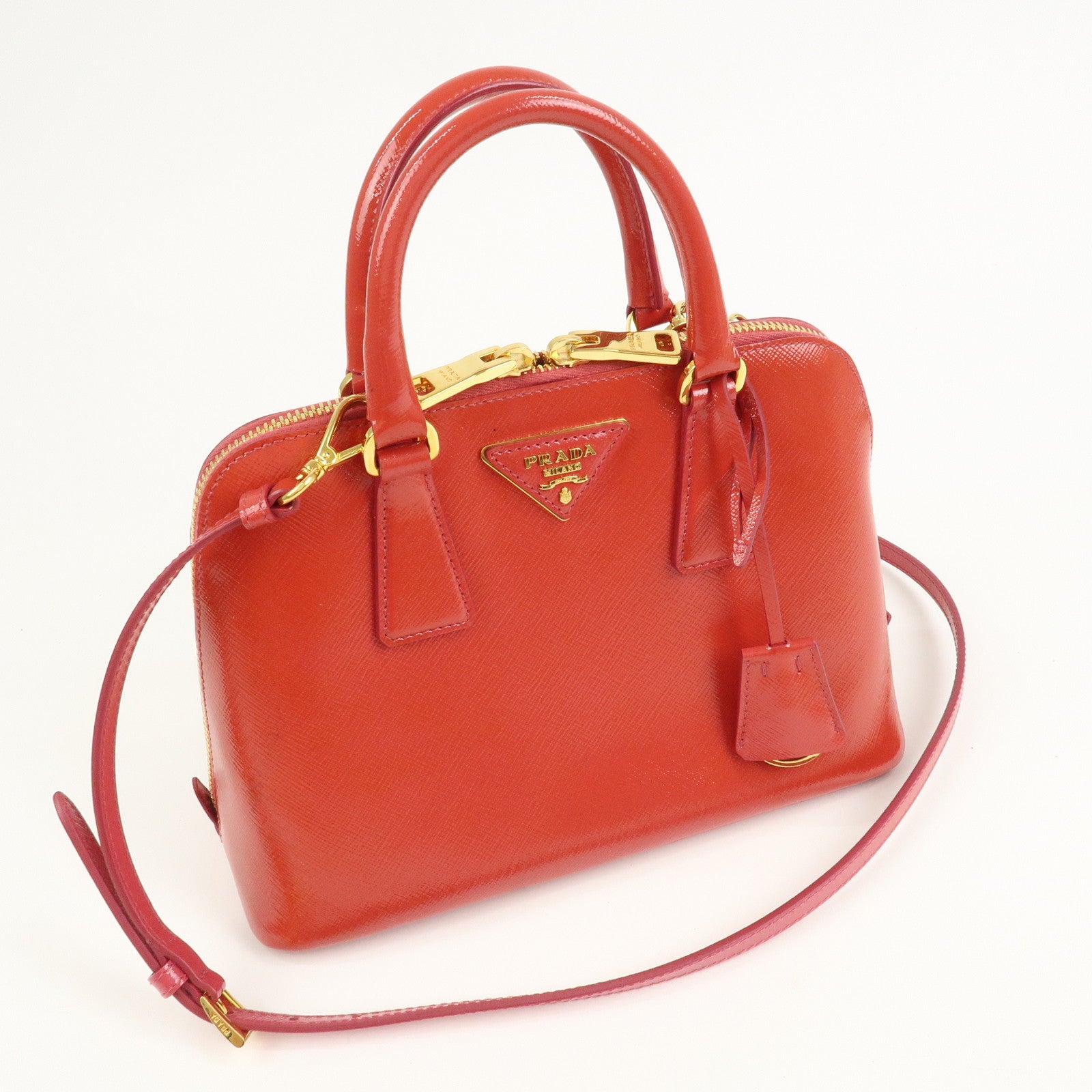 PRADA Promenade Small Saffiano 2Way Hand Shoulder Bag BL0838
